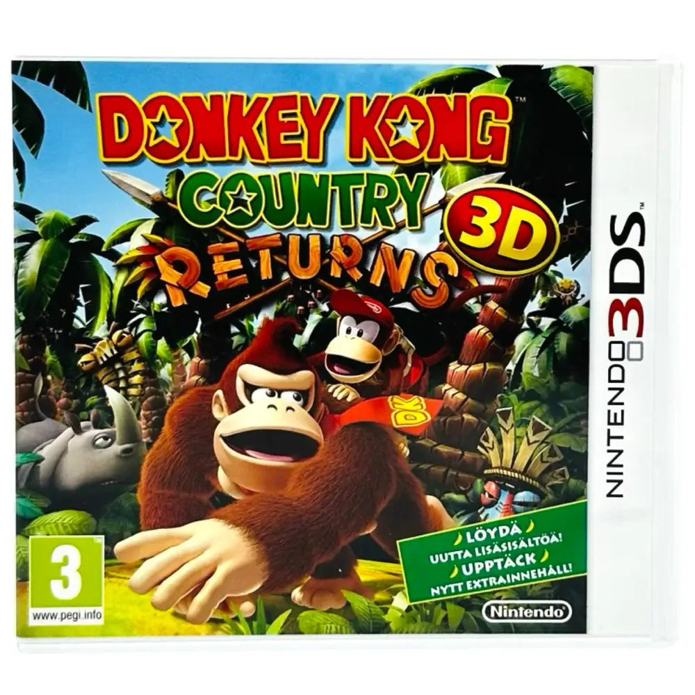 3DS: Donkey Kong Country Returns 3D - RetroGaming.no