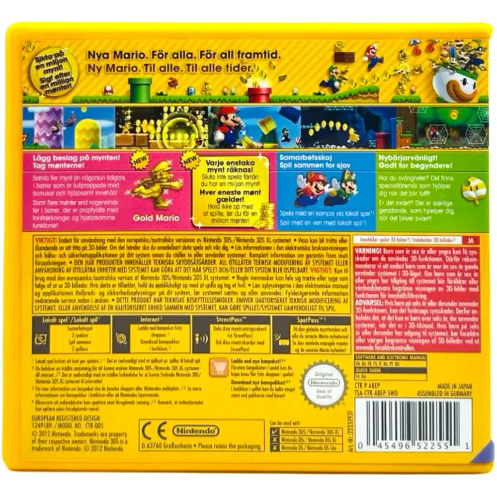 3DS: New Super Mario Bros. 2 - Spill
