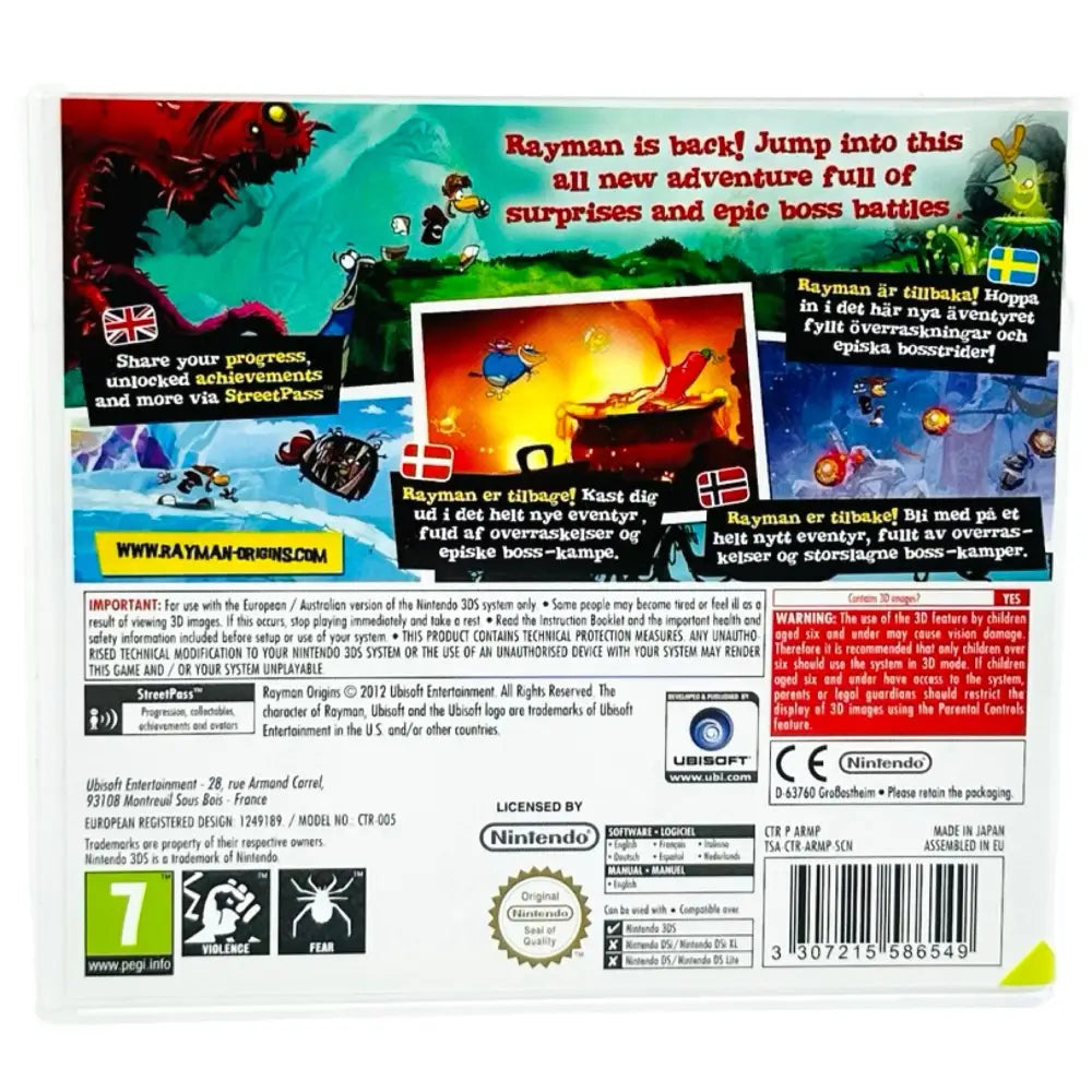 3DS: Rayman Origins - RetroGaming.no