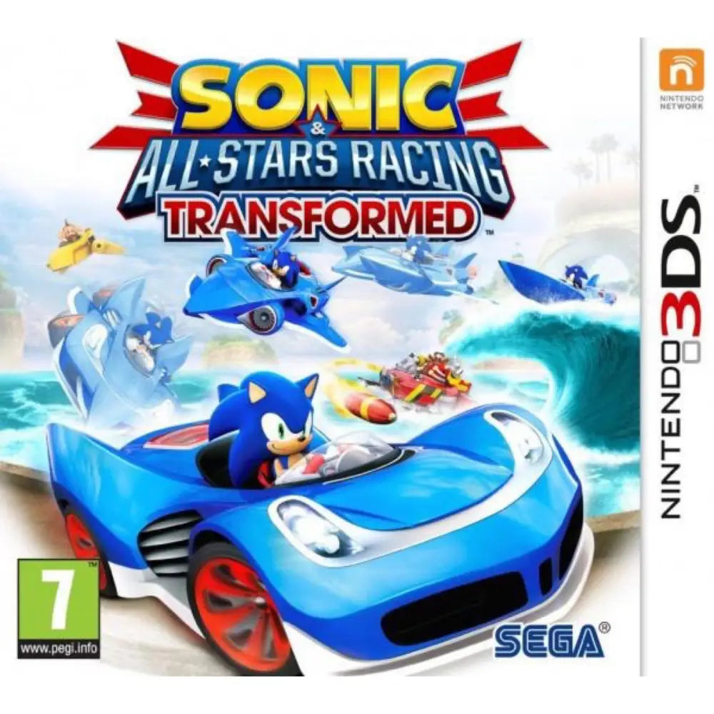 3DS: Sonic & All-Stars Racing Transformed - Cover - Manual - Spill - Spill