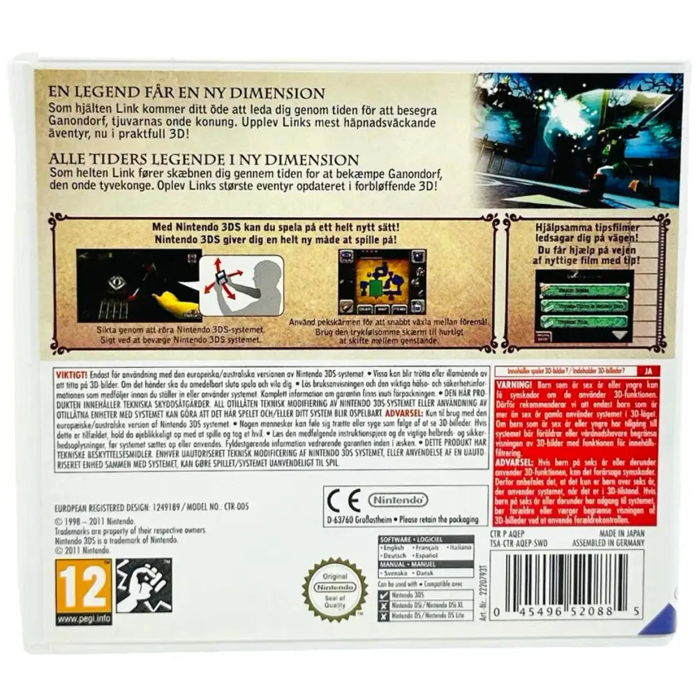 3DS: Zelda Ocarina Of Time 3D - RetroGaming.no