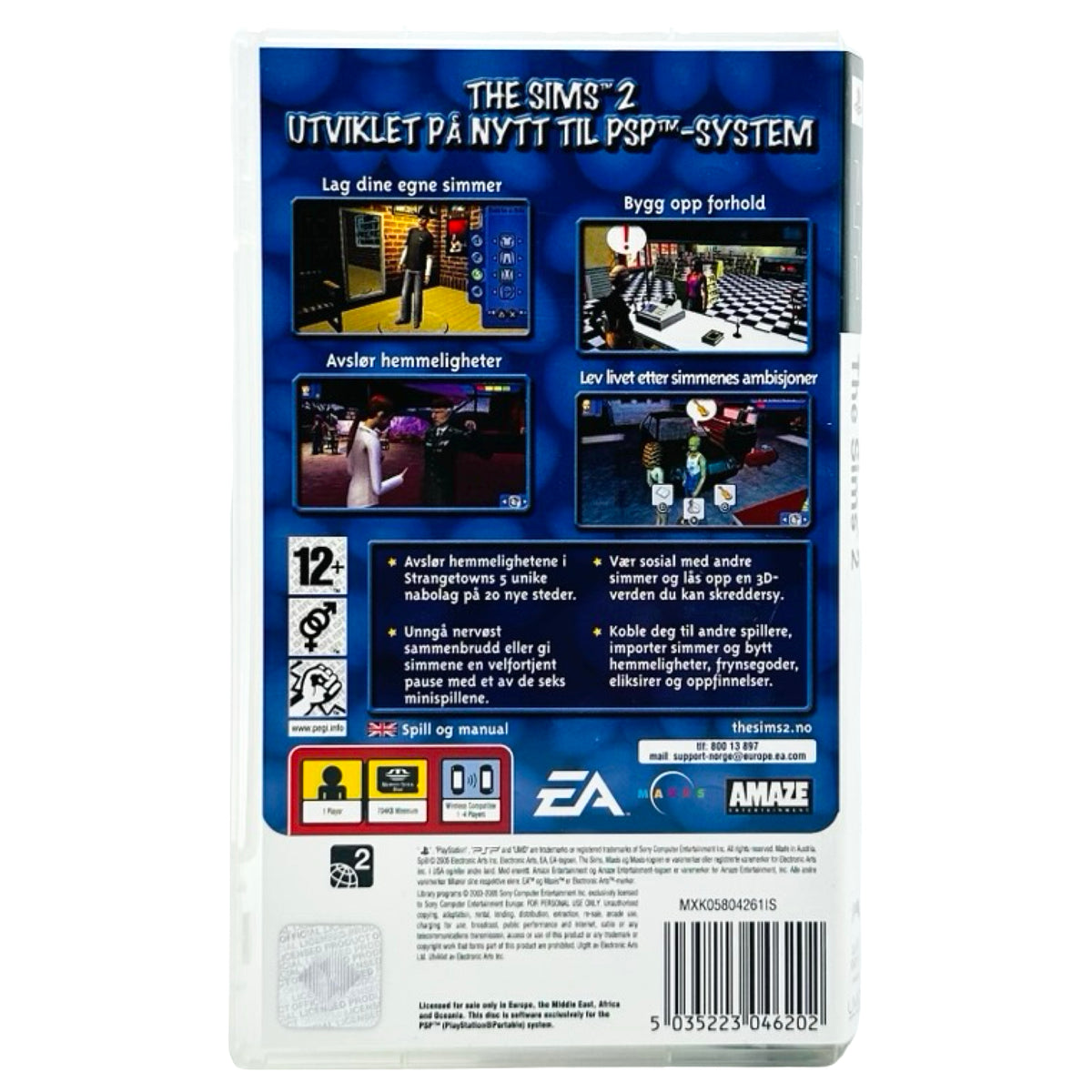 The Sims 2 - PSP Spill