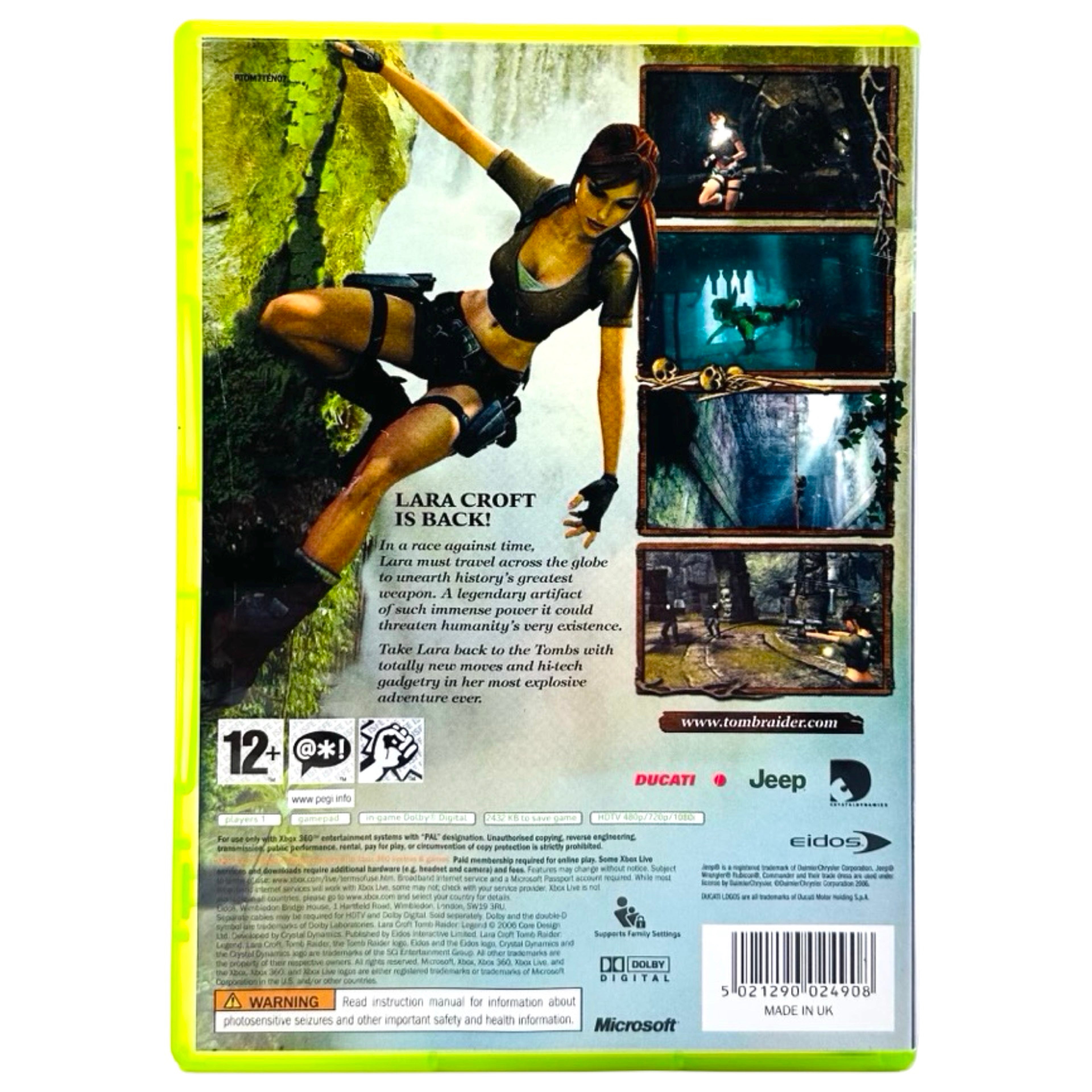 Tomb Raider: Legend  - Xbox 360 Spill