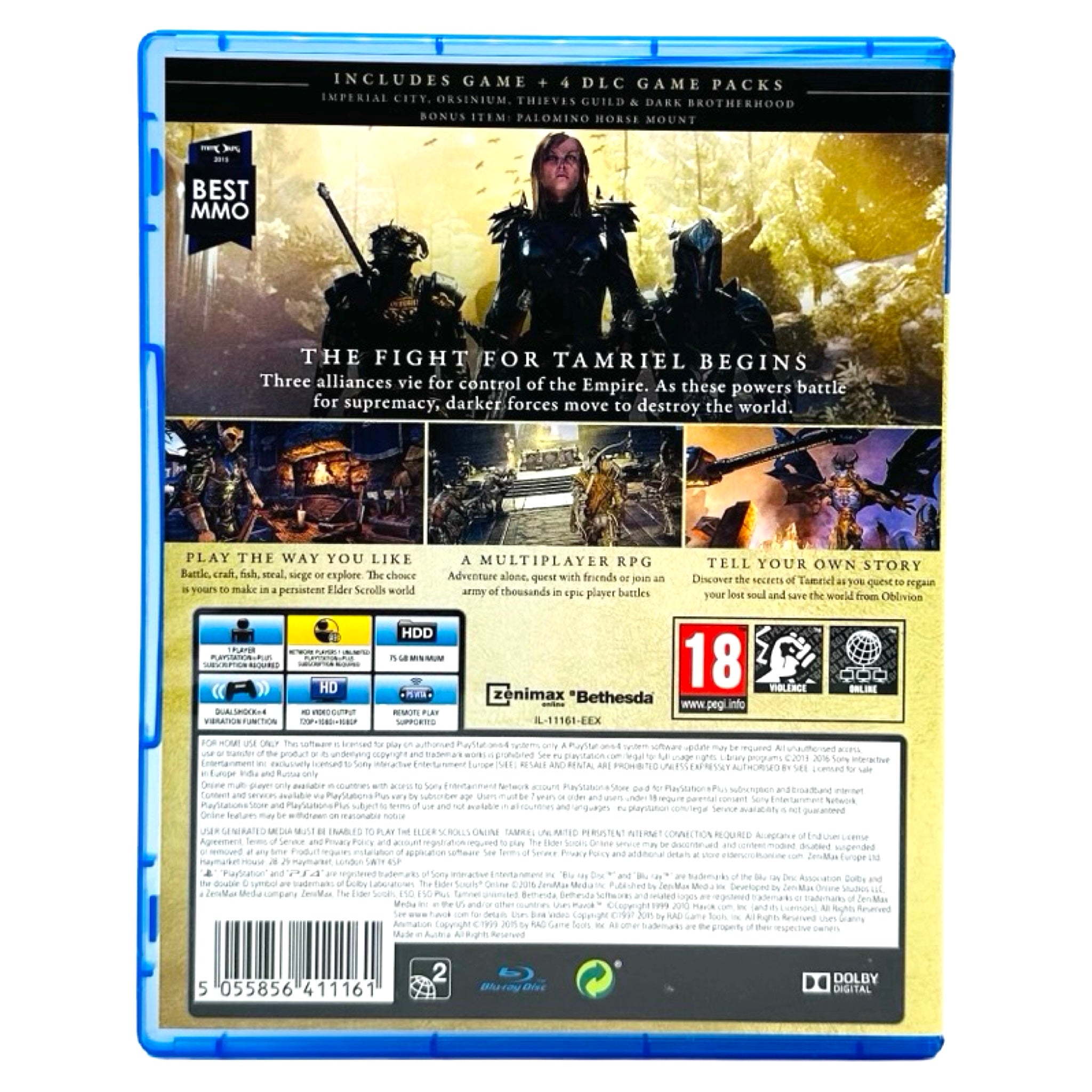 Elder Scrolls Online: Gold Edition - PlayStation 4 (PS4) Spill