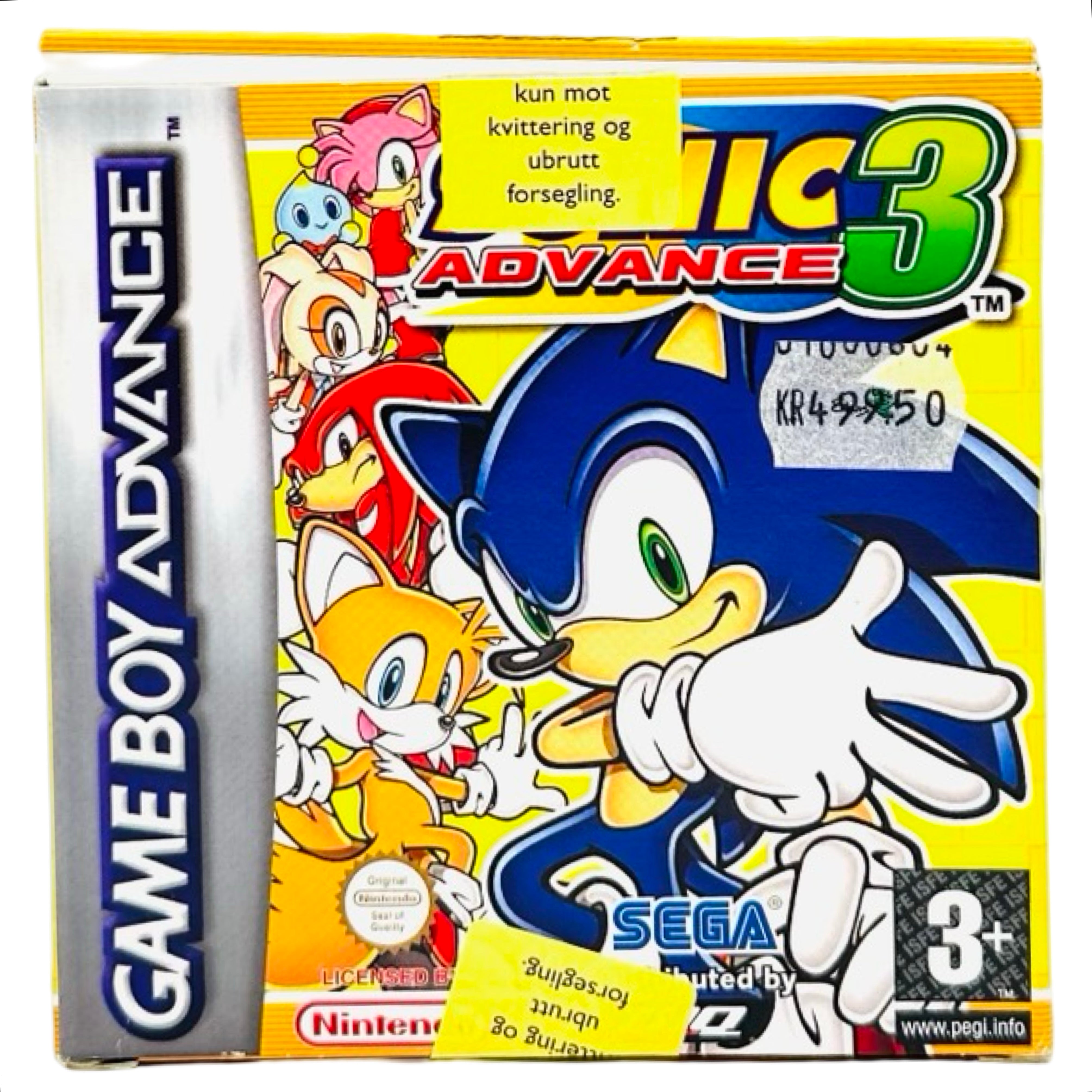 Sonic Advance 3 (I eske) - GBA Spill