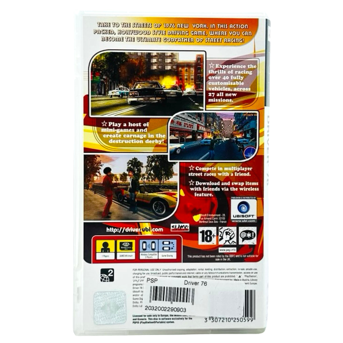 Driver 76 - PSP Spill