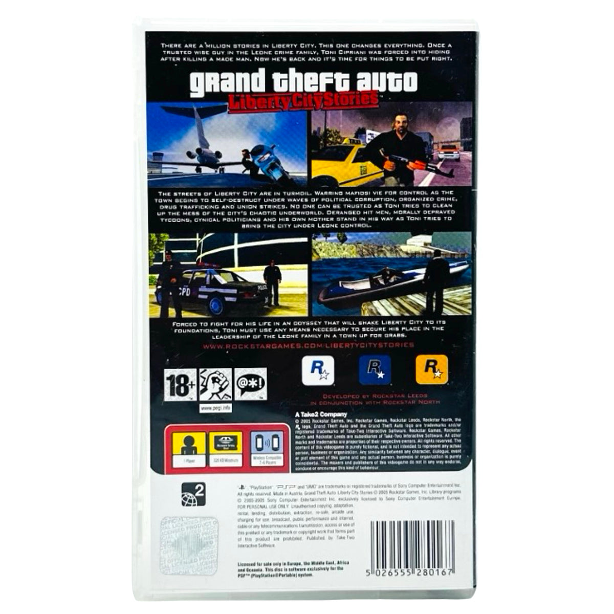 Grand Theft Auto Liberty City Stories - PSP Spill