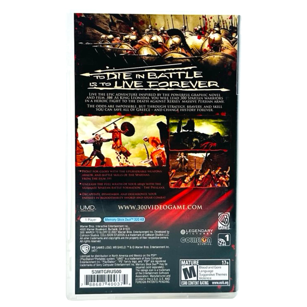 300 March To Glory - PSP Spill (NTSC - Sonefri)
