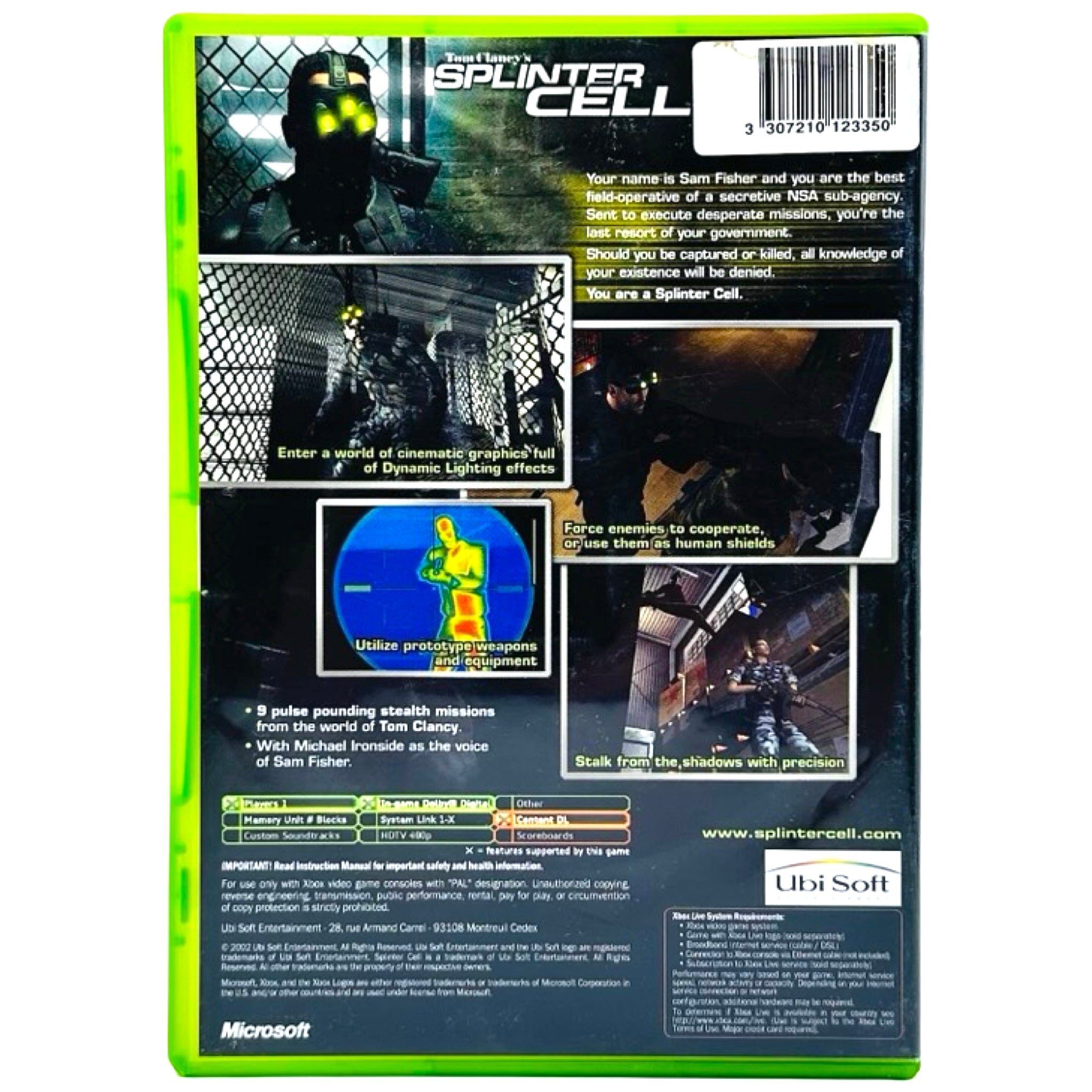 Splinter Cell - Xbox spill