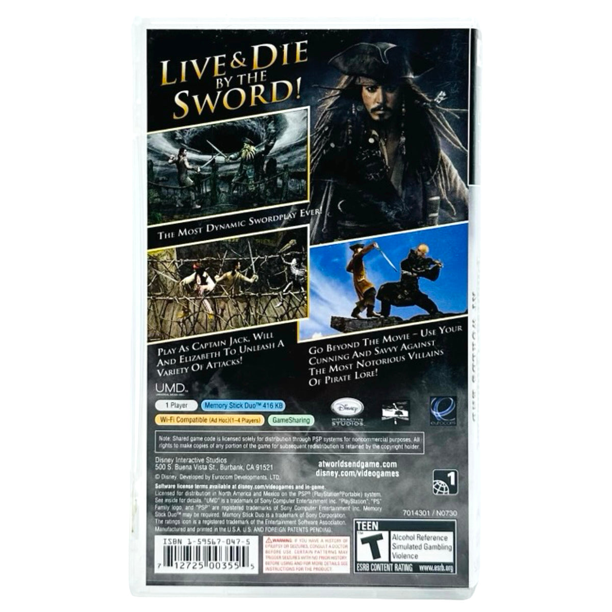 Pirates Of The Caribbean At World's End - PSP Spill (NTSC - Sonefri)