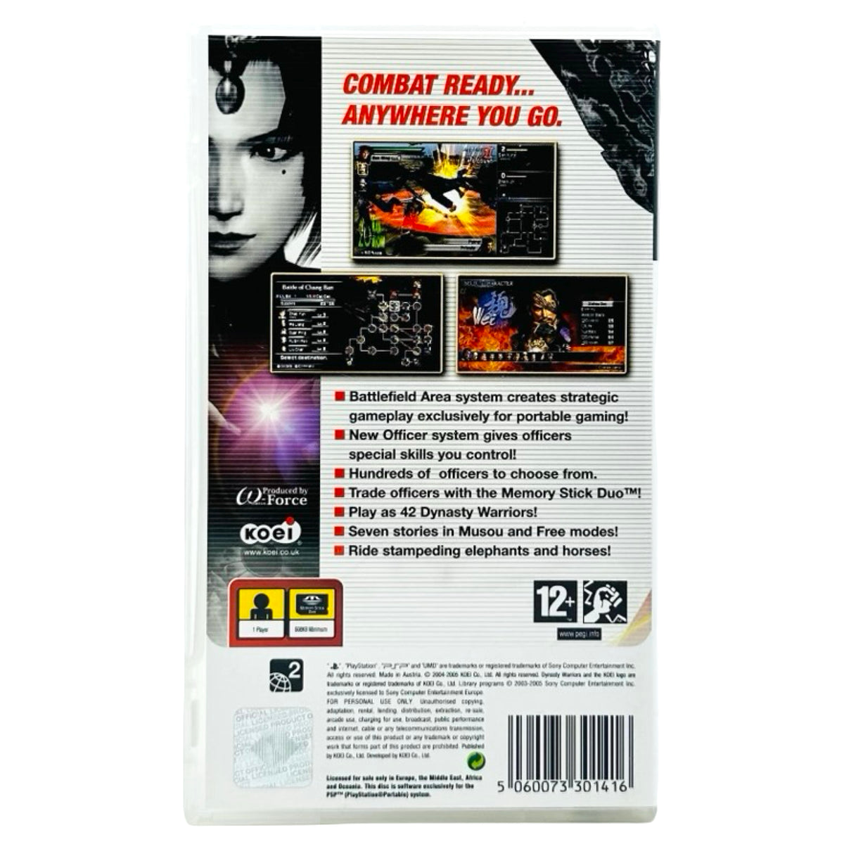 Dynasty Warriors - PSP Spill