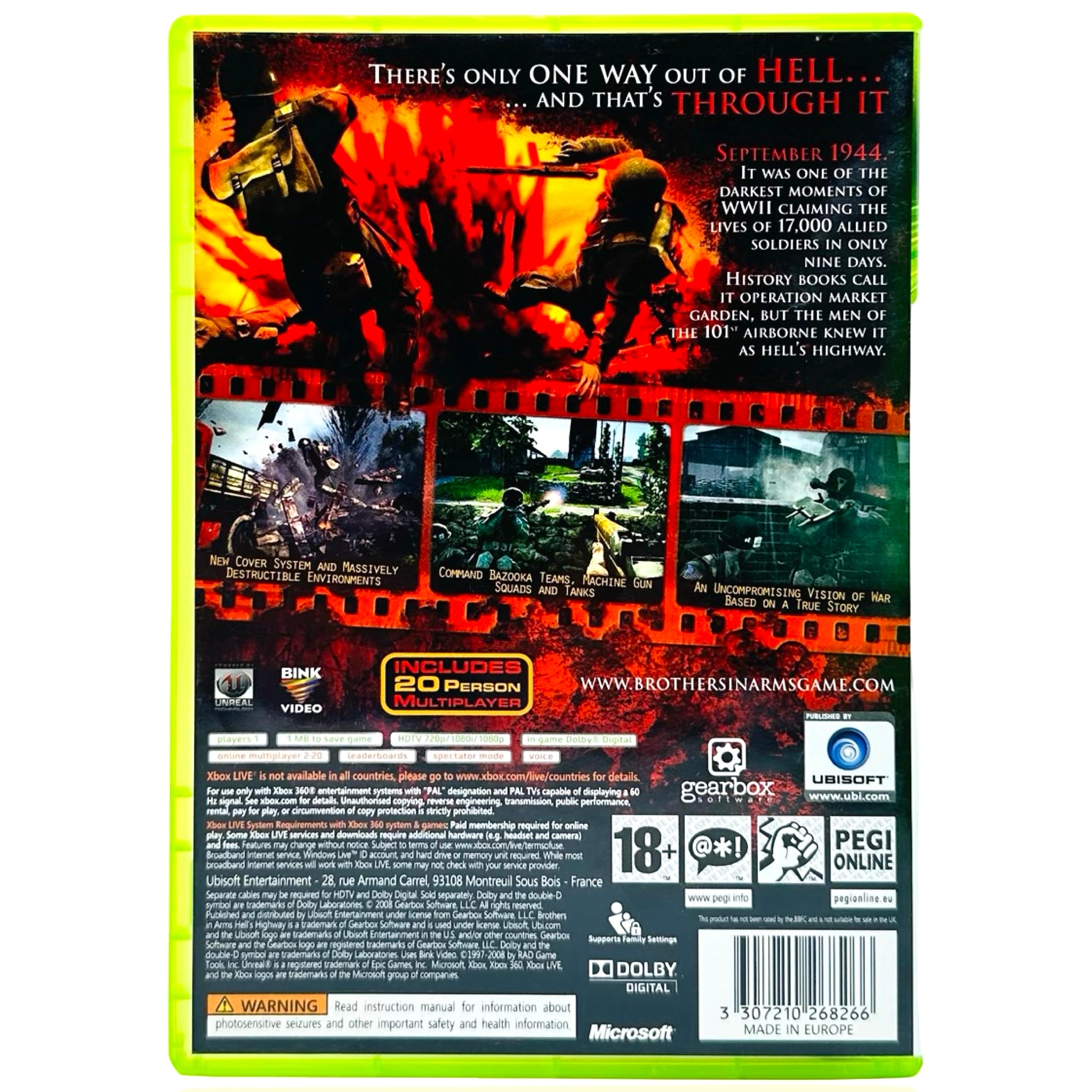 Brothers In Arms: Hell's Highway - Xbox 360 Spill
