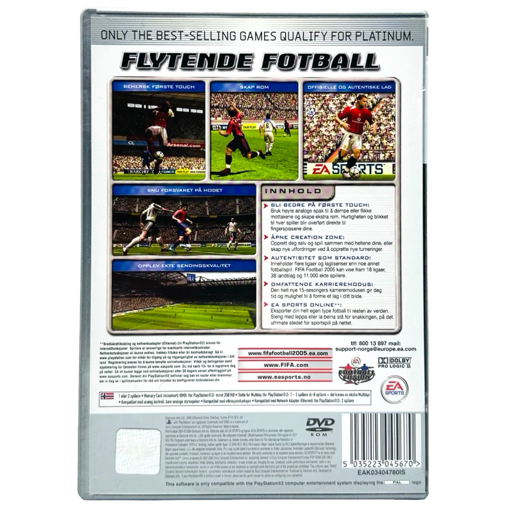 FIFA 2005 - PlayStation 2 (PS2) Spill