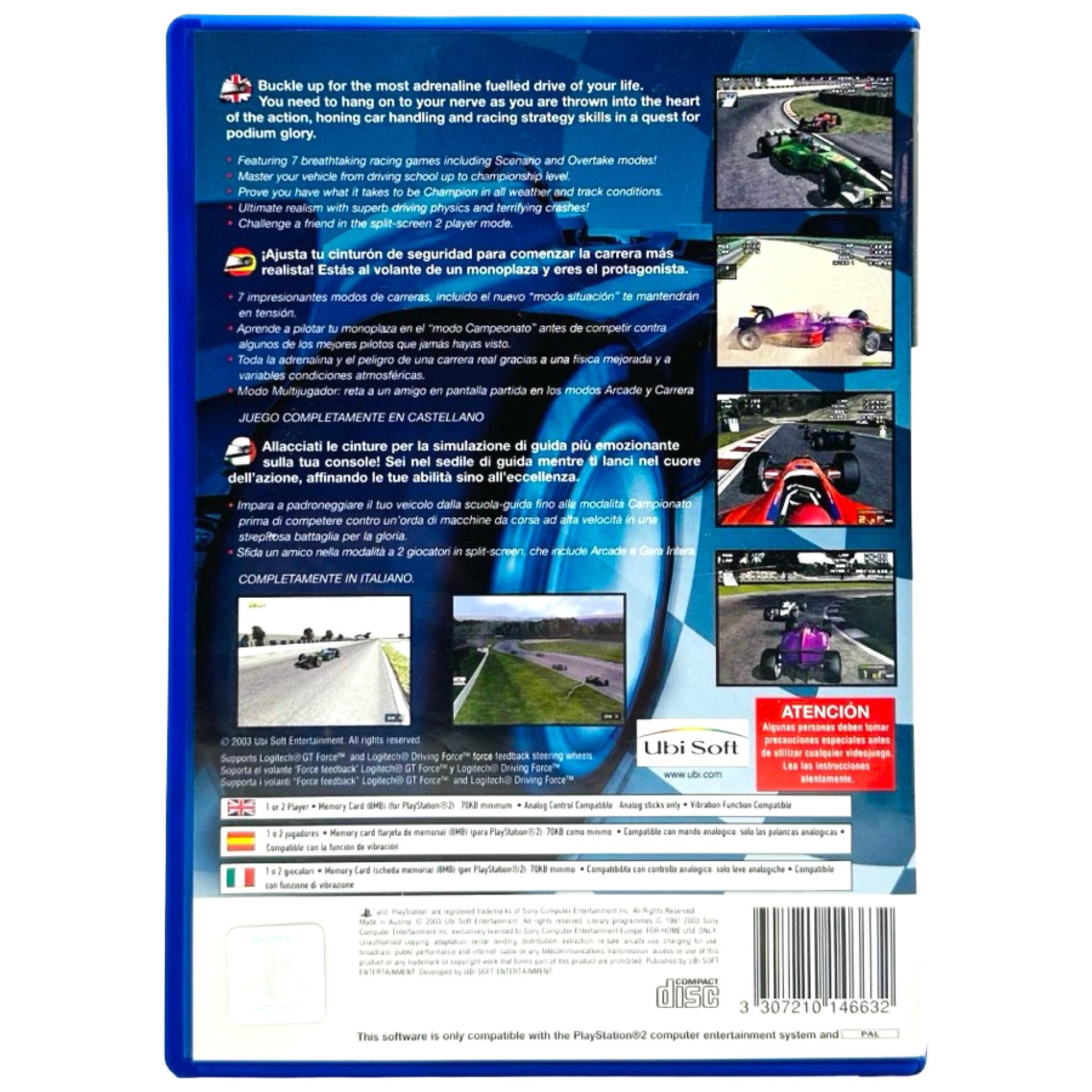Racing Simulation 3  - PlayStation 2 (PS2) Spill