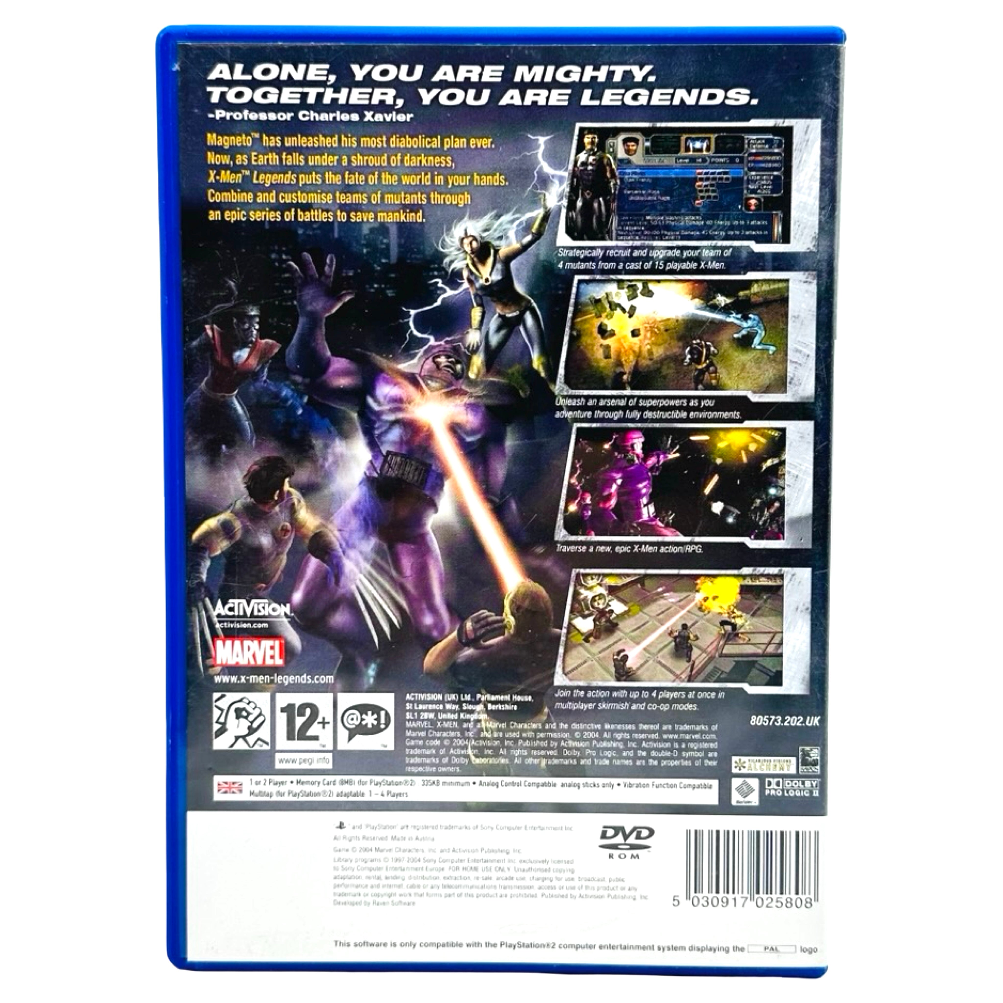 X-Men Legends - PlayStation 2 (PS2) Spill