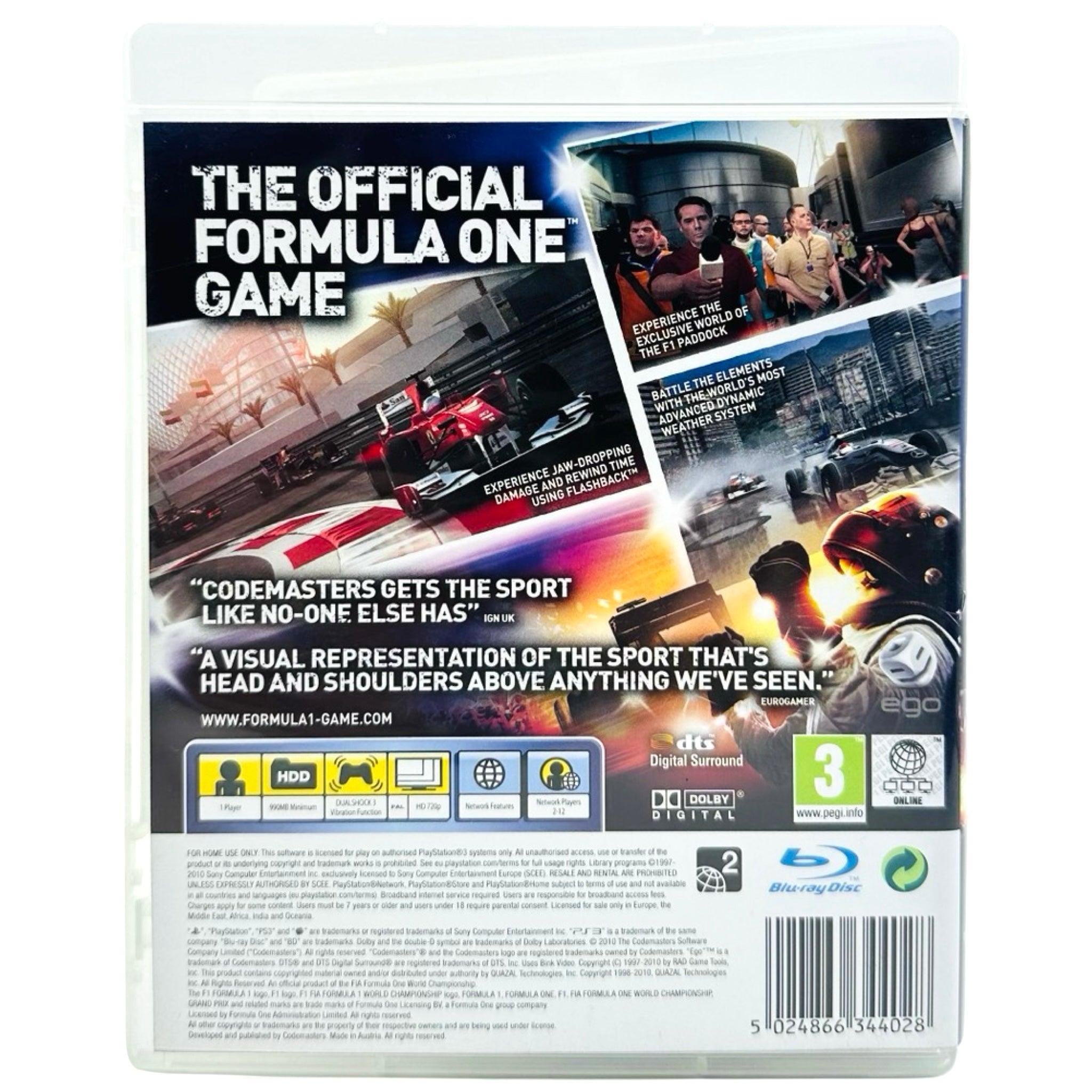 PS3: F1 2010 - RetroGaming.no