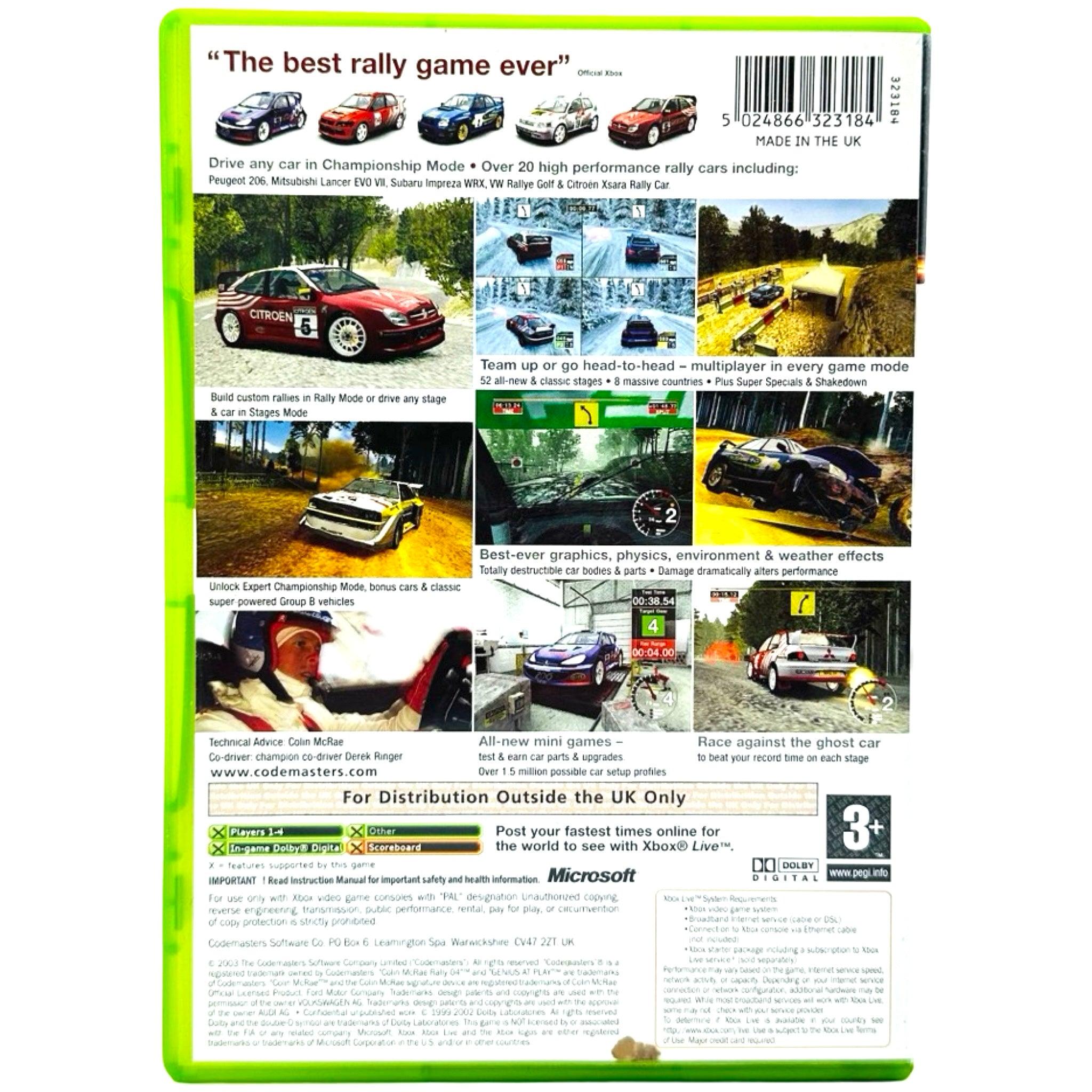 Xbox: Colin McRae Rally 04 - RetroGaming.no