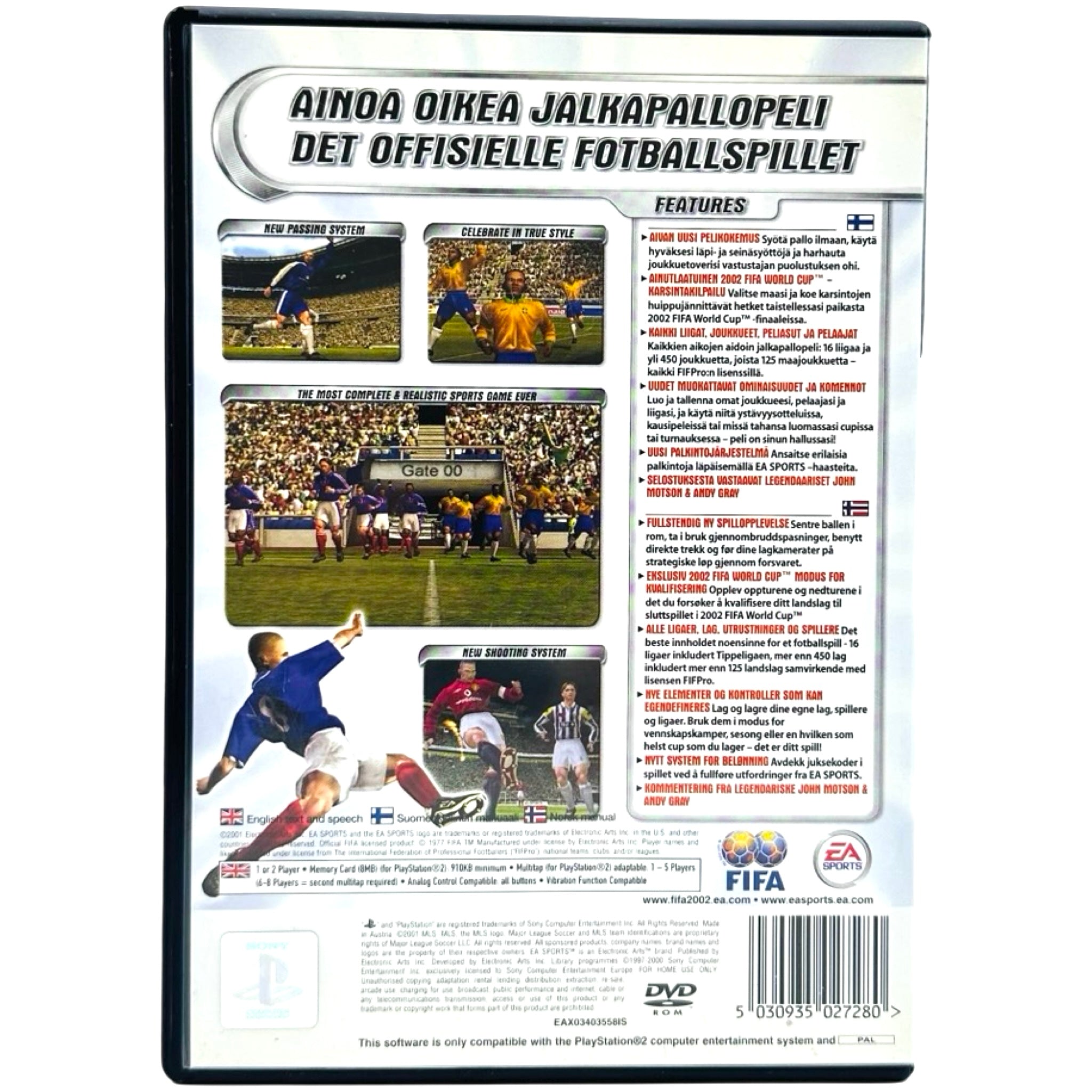 FIFA Football 2002 - PlayStation 2 (PS2) Spill