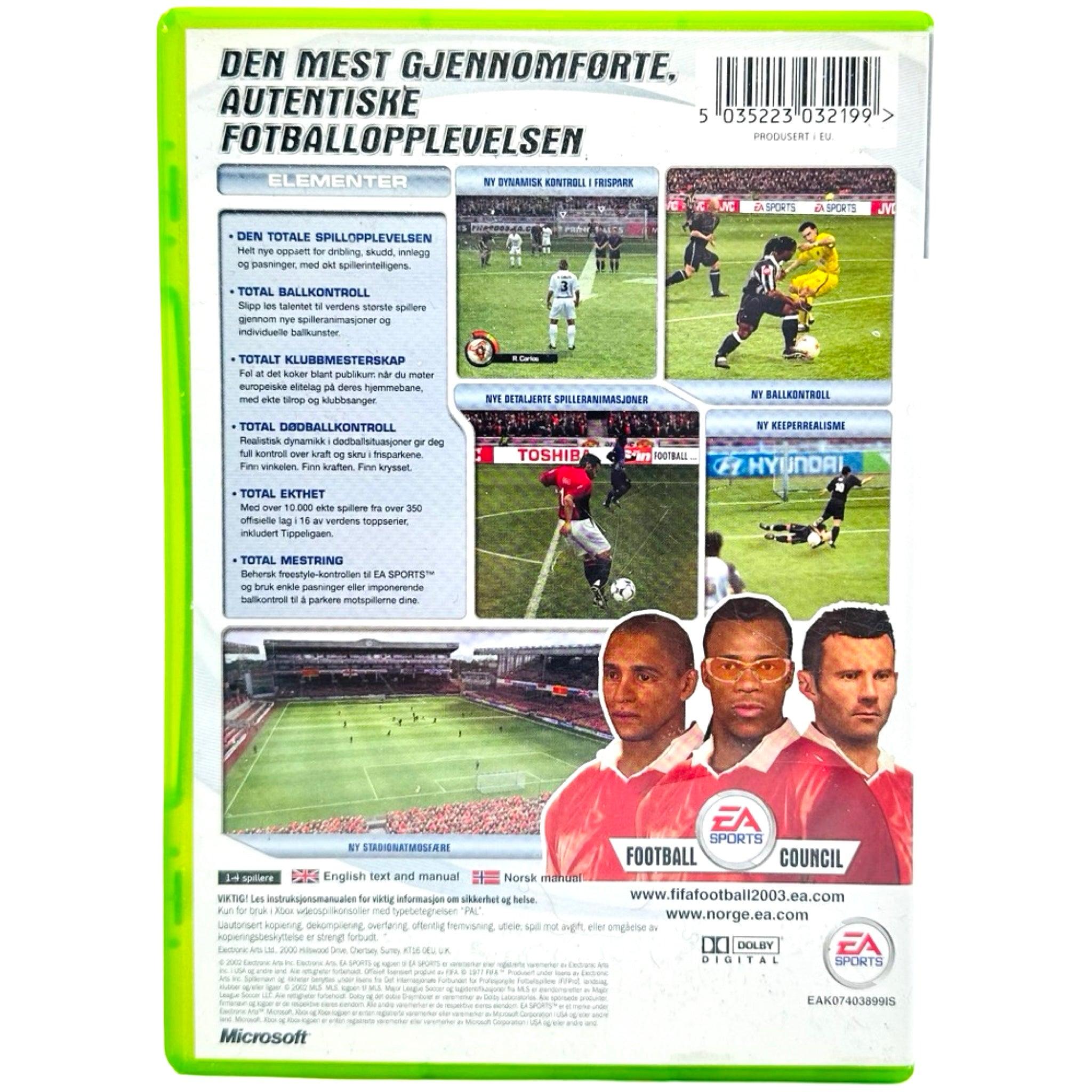 Xbox: FIFA Football 2003 - RetroGaming.no