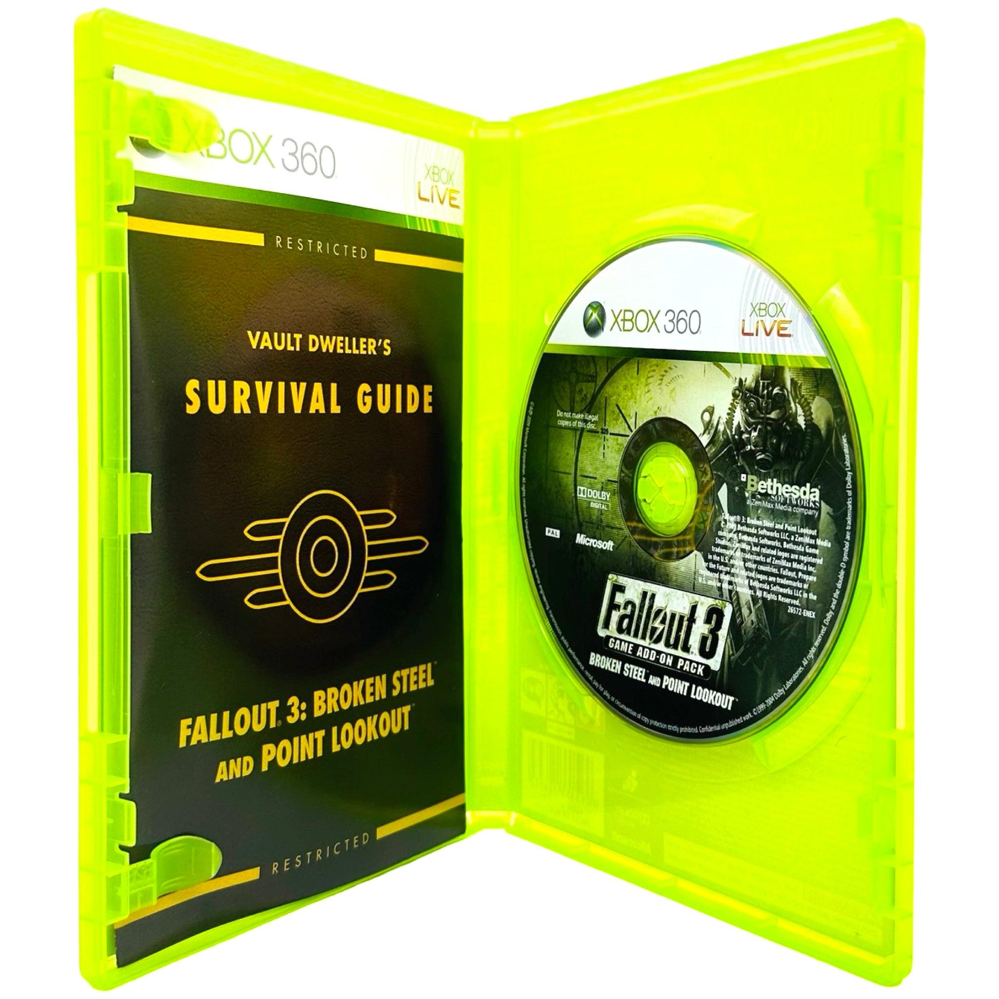 Xbox 360: Fallout 3 Add-On Broken Steel And Point Lookout