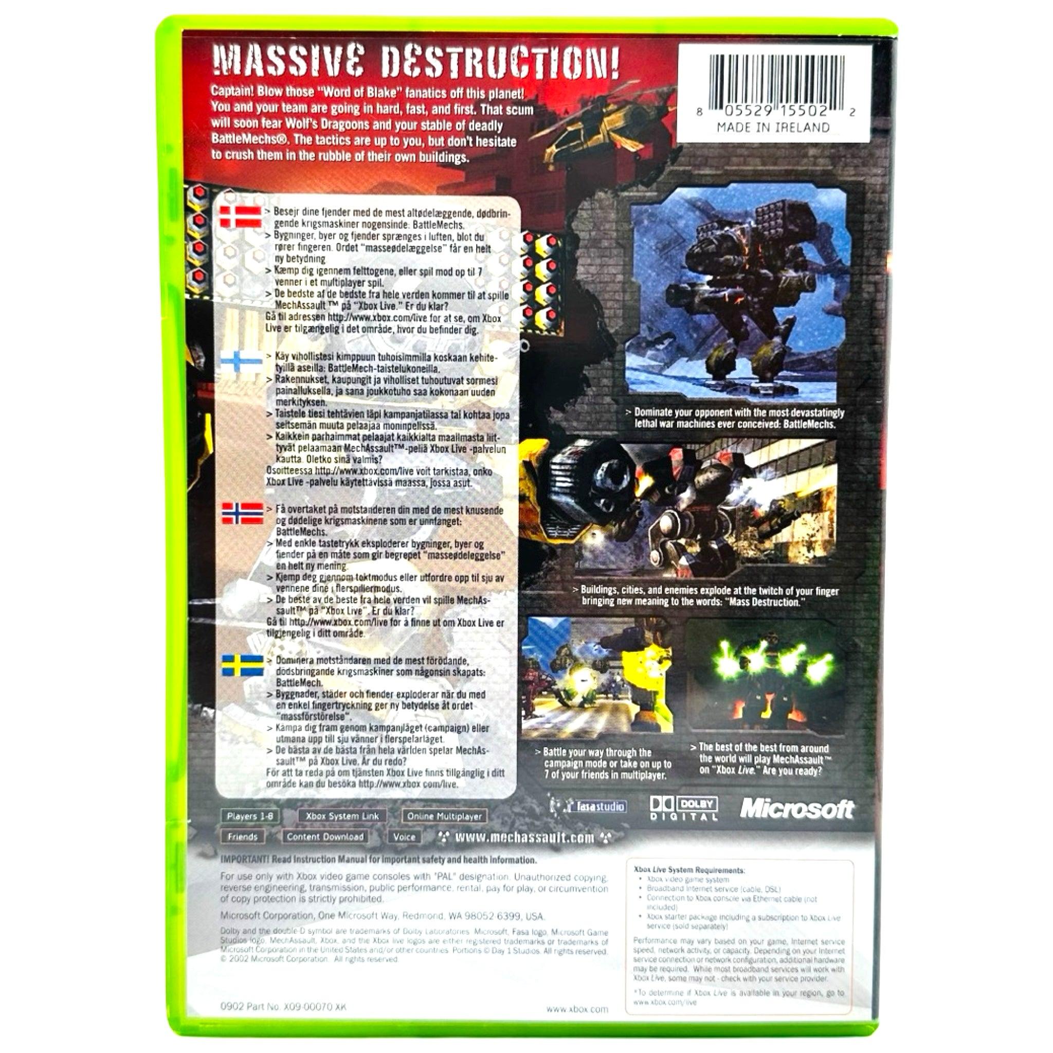 Xbox: MechAssault - RetroGaming.no