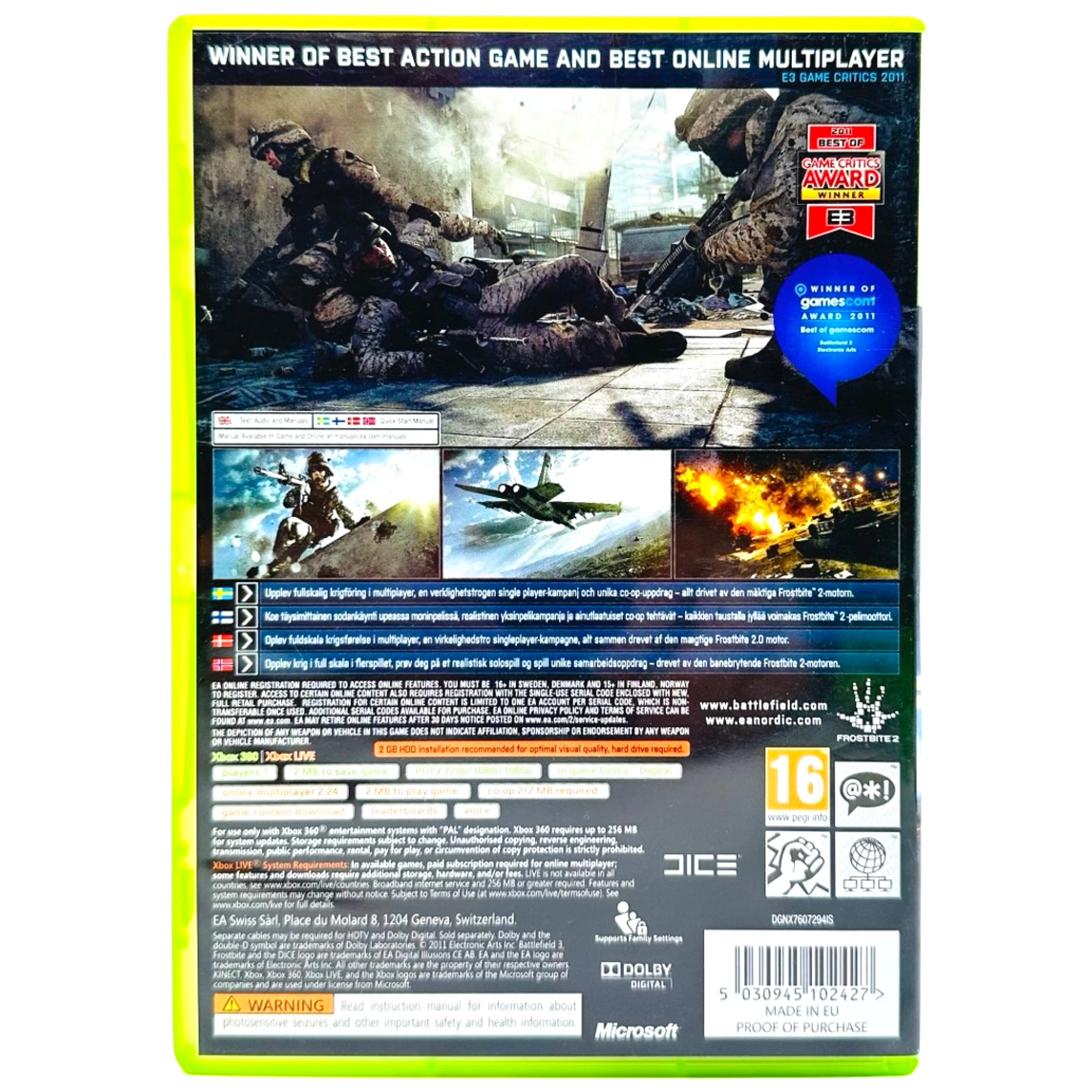 Xbox 360: Battlefield 3