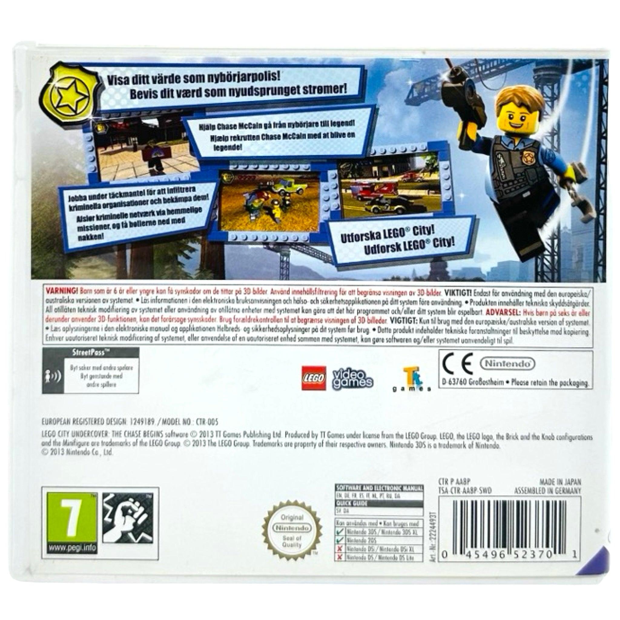 3DS: LEGO City Undercover: The Chase Begins - RetroGaming.no