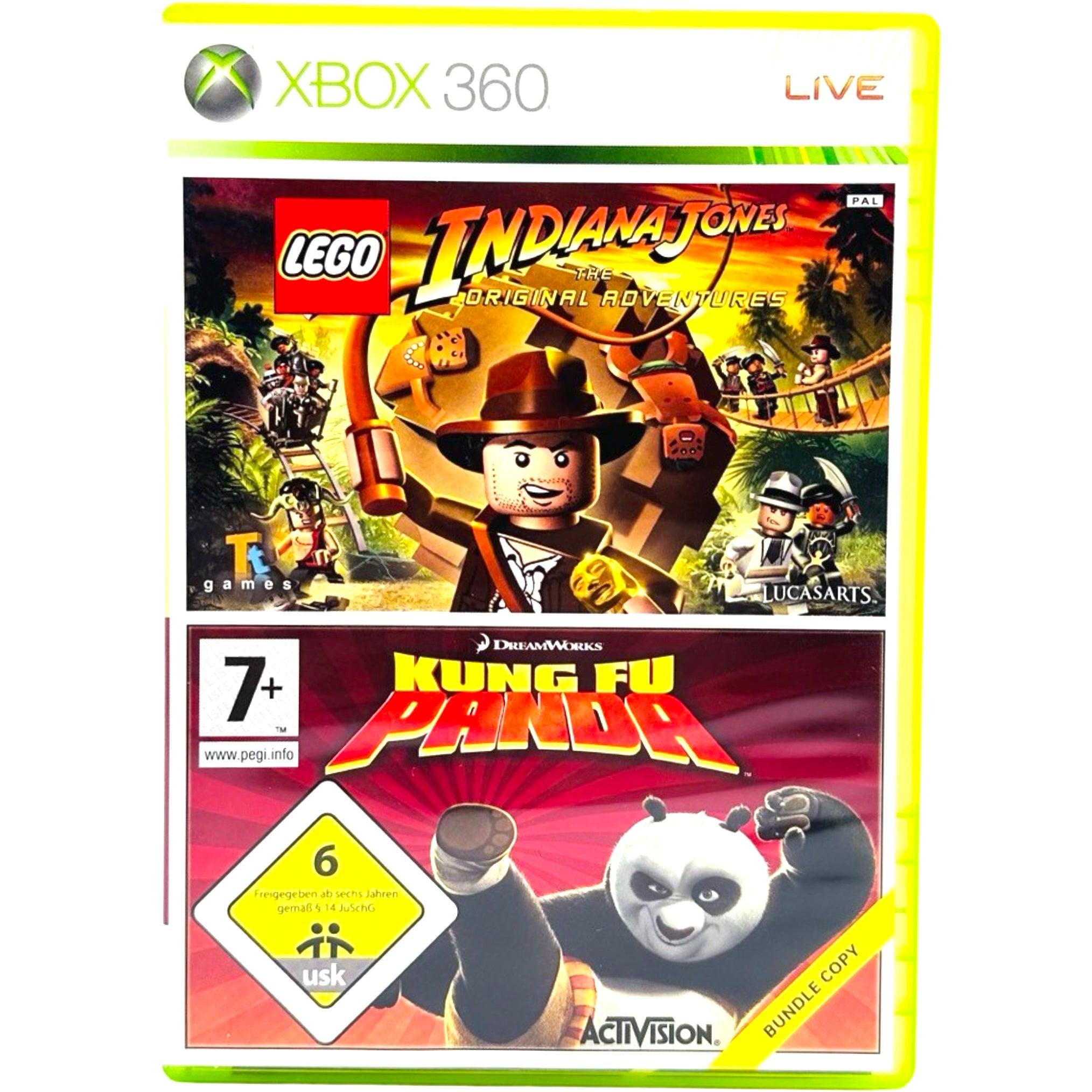 Xbox 360: LEGO Indiana Jones: The Original Adventures & Kung Fu Panda Bundle