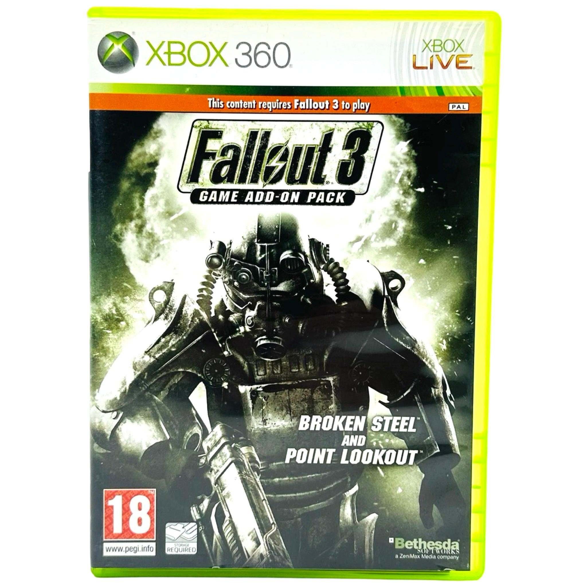 Xbox 360: Fallout 3 Add-On Broken Steel And Point Lookout