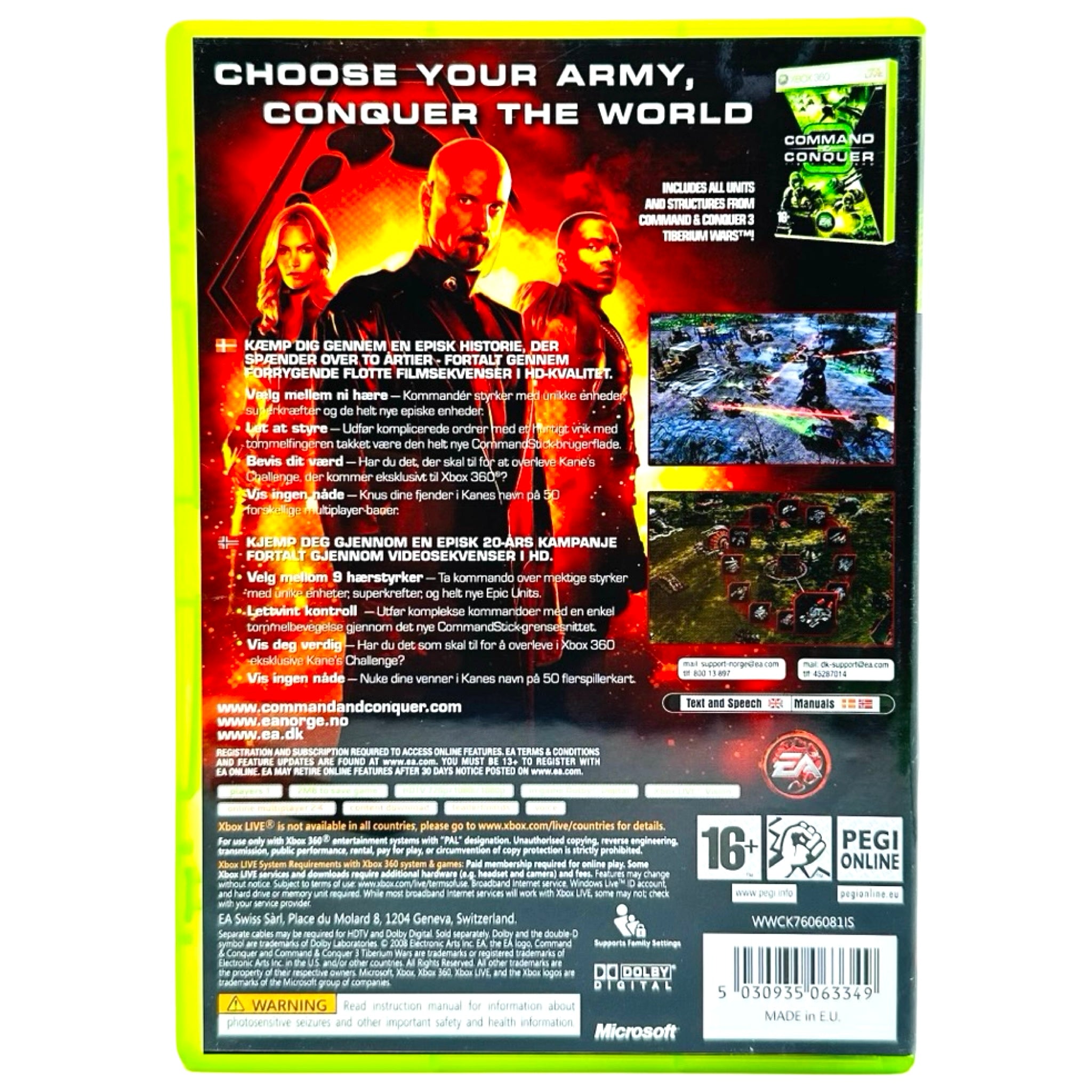 Xbox 360: Command & Conquer 3: Kane's Wrath
