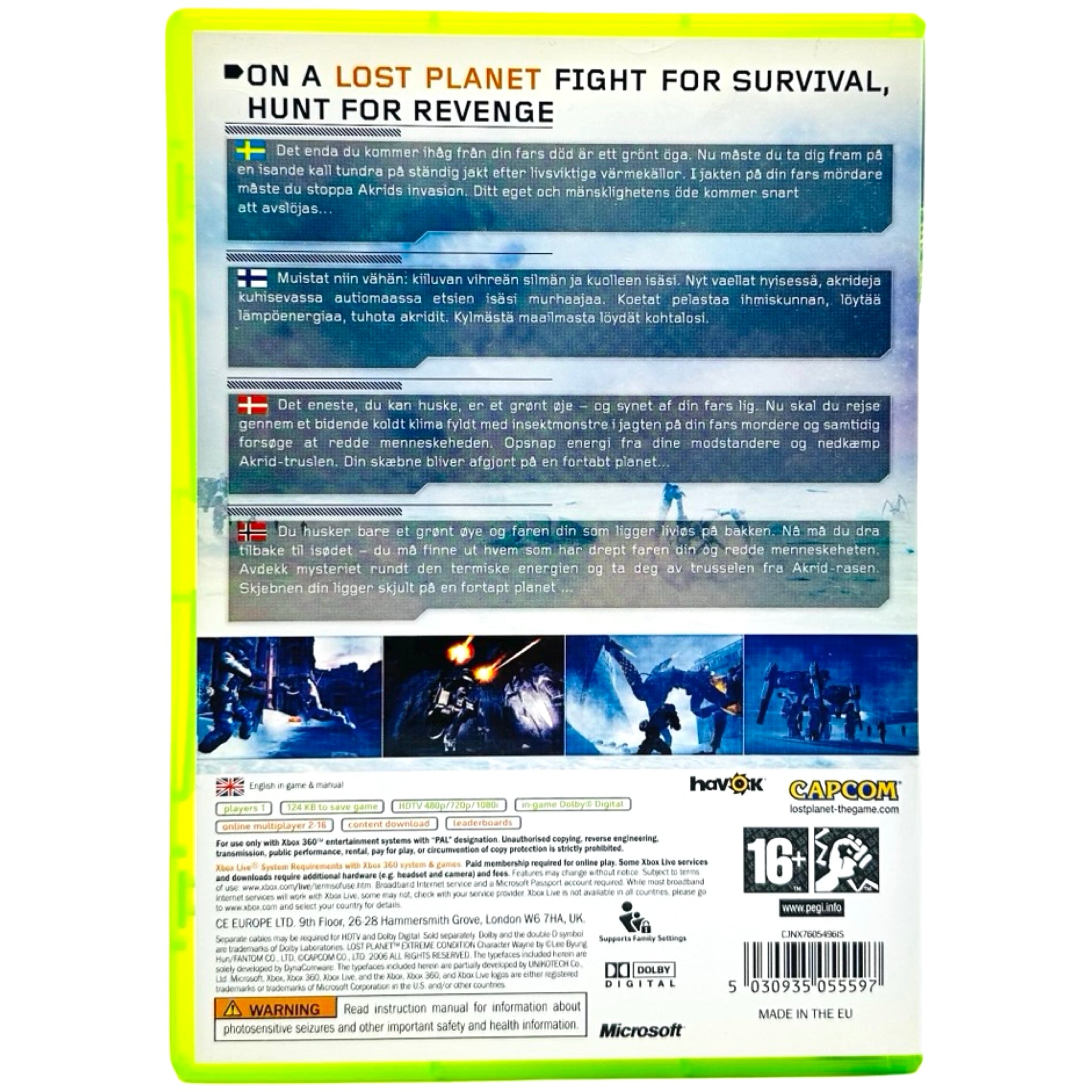 Xbox 360: Lost Planet: Extreme Condition