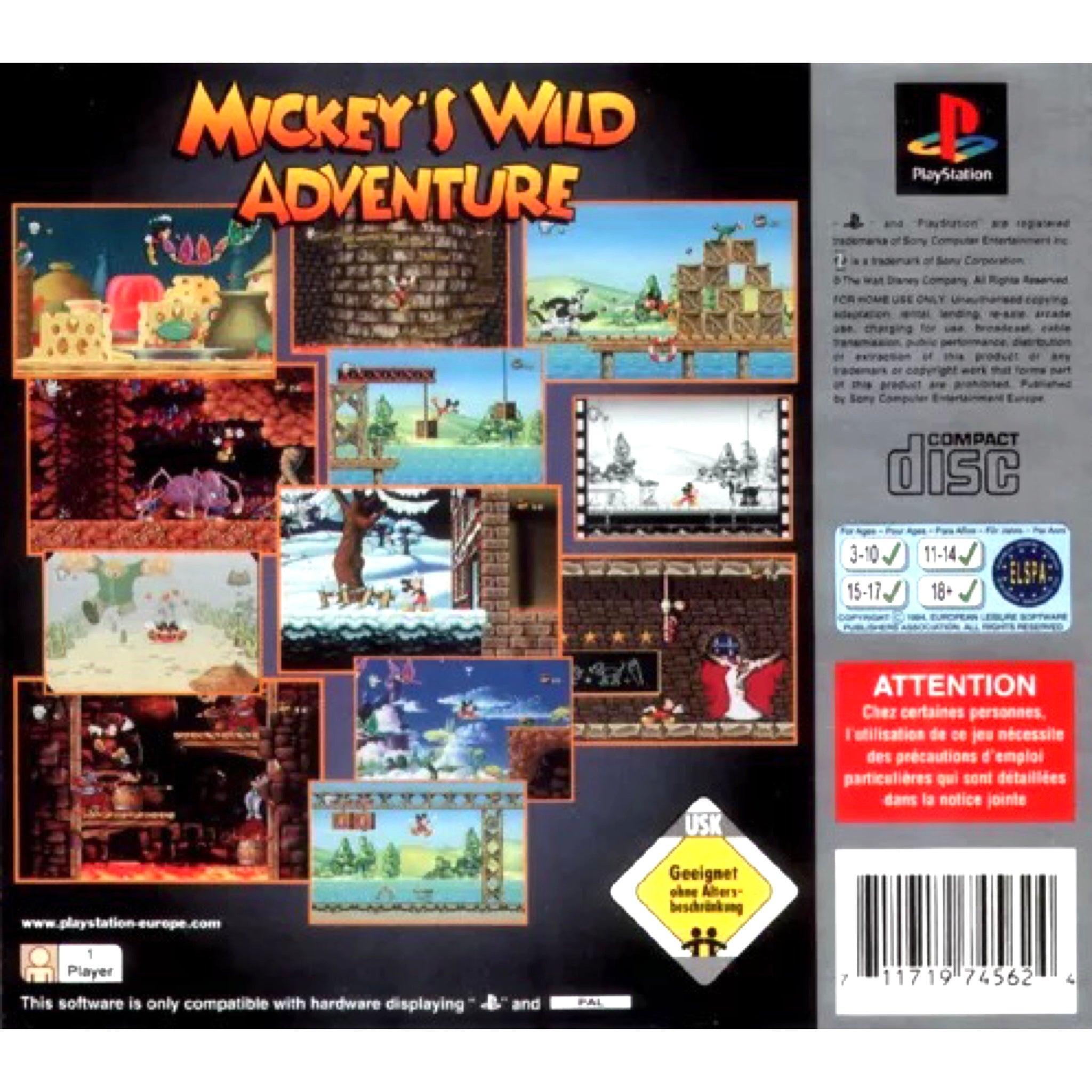 PS1: Mickey's Wild Adventure - RetroGaming.no