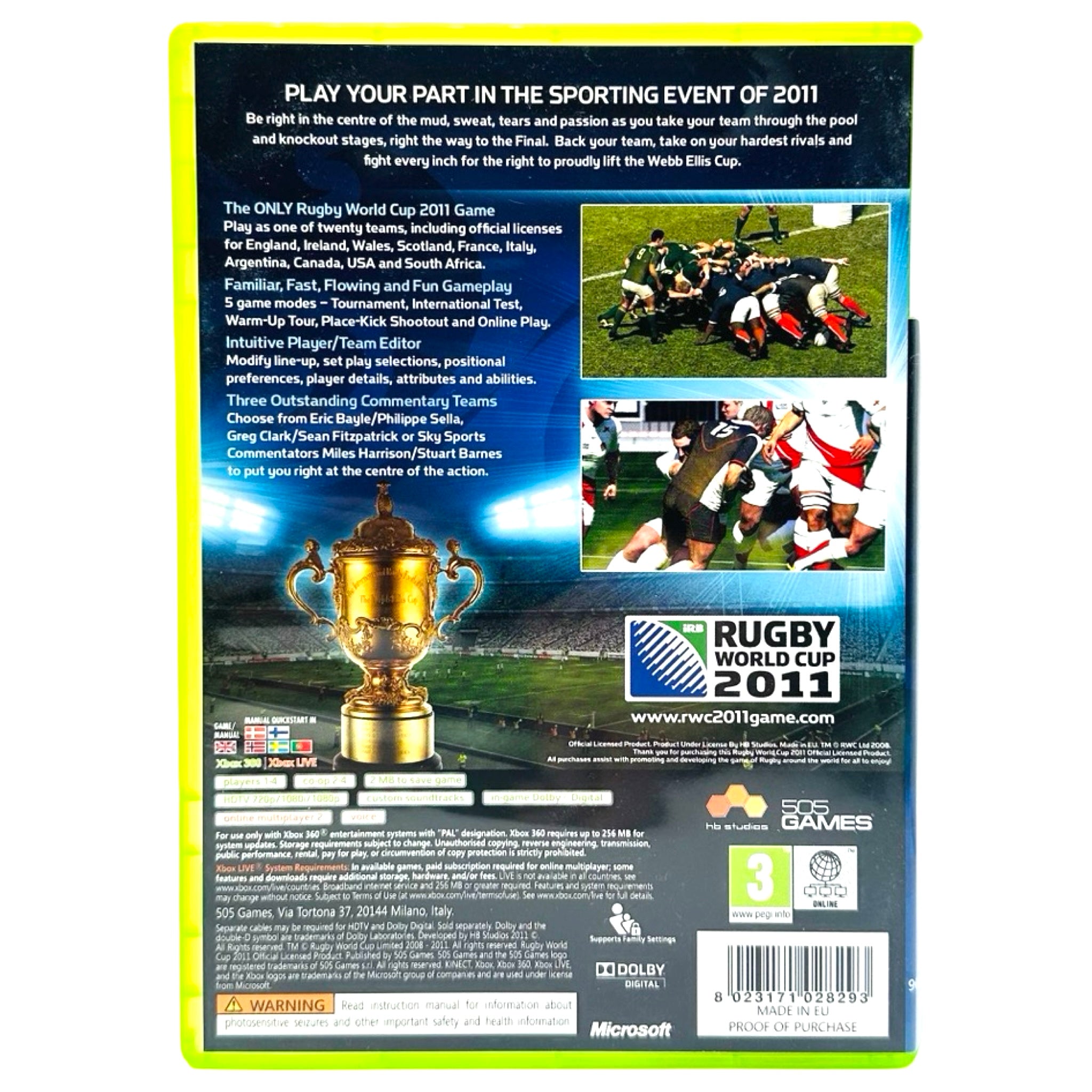 Xbox 360: Rugby World Cup 2011