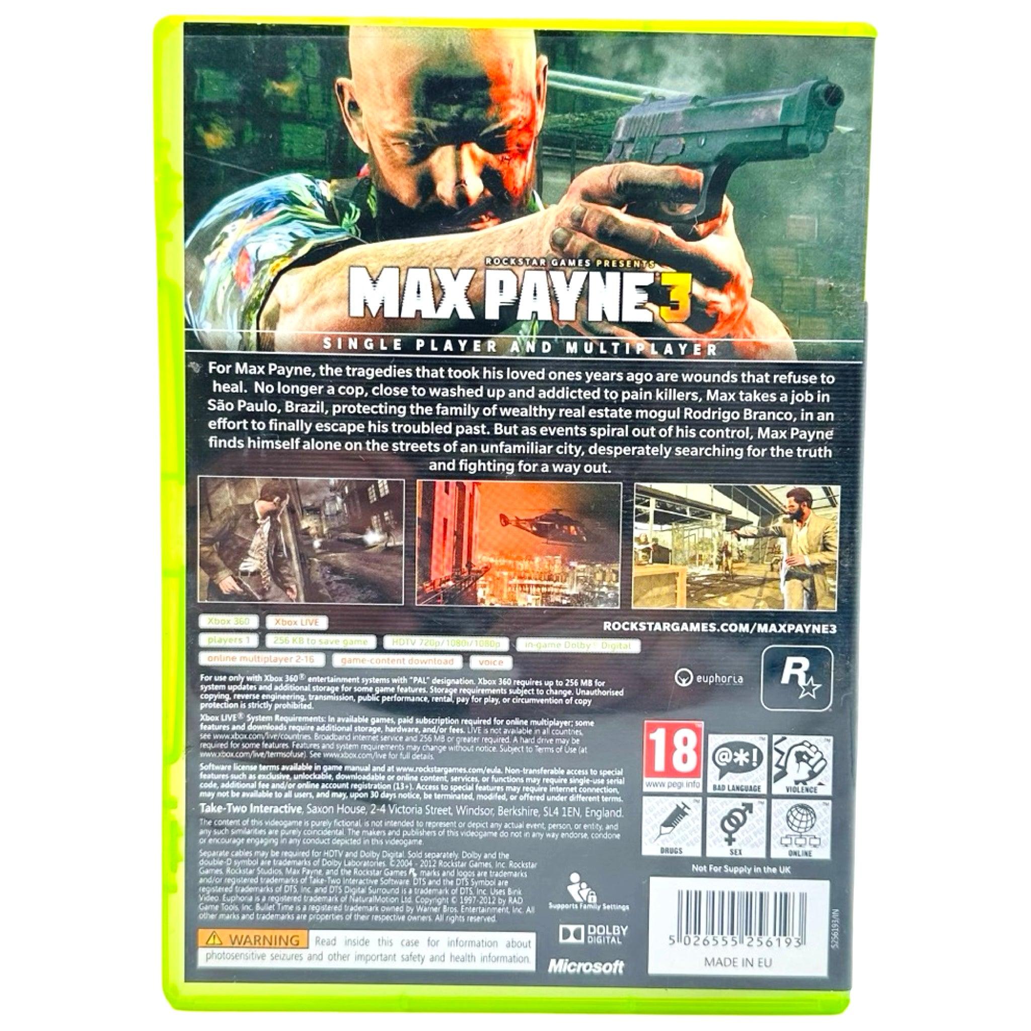 Xbox 360: Max Payne 3