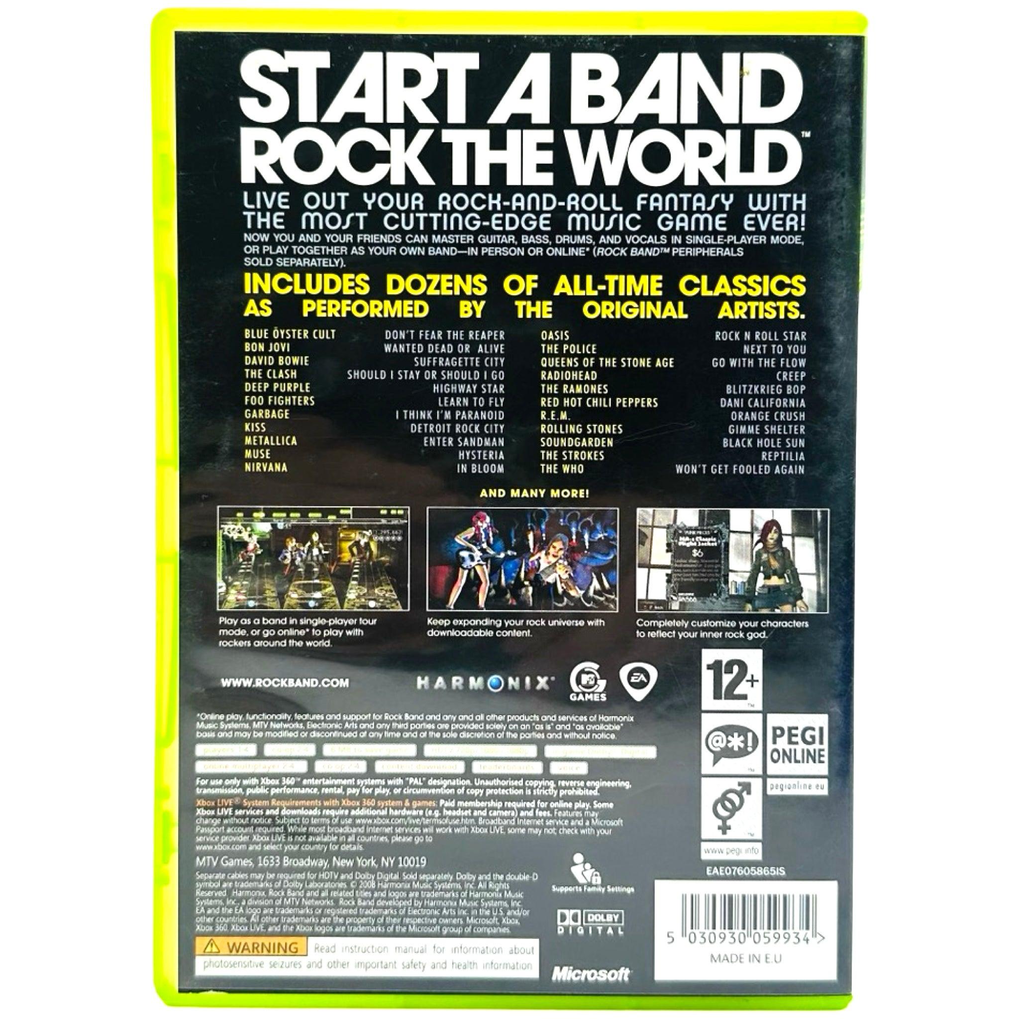 Xbox 360: Rock Band