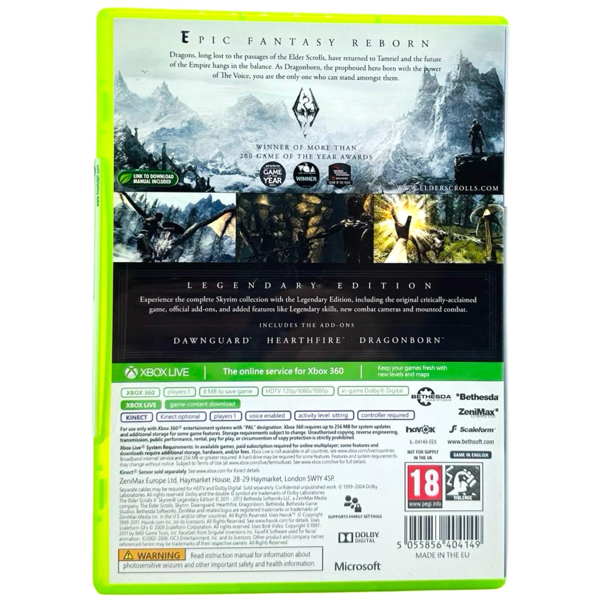 Xbox 360: Elder Scrolls V: Skyrim [Legendary Edition] - RetroGaming.no