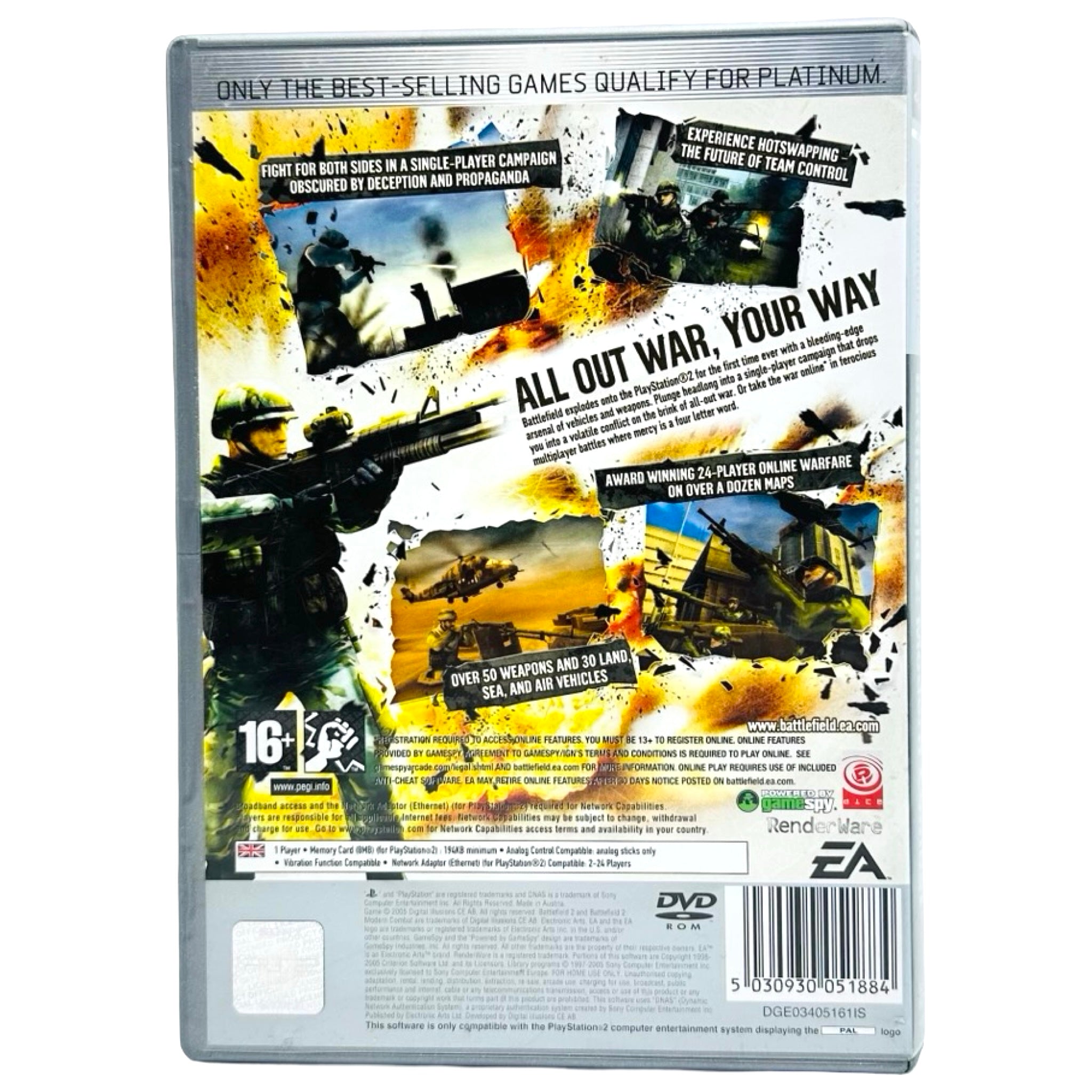 Battlefield 2 Modern Combat - PlayStation 2 (PS2) Spill
