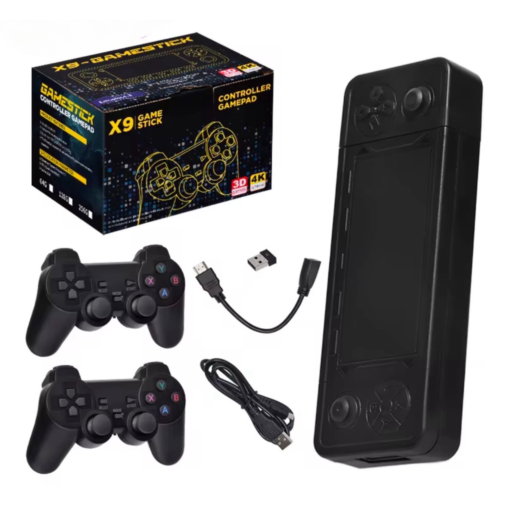 X9 PRO Game Stick 4K – Retro Spillkonsoll