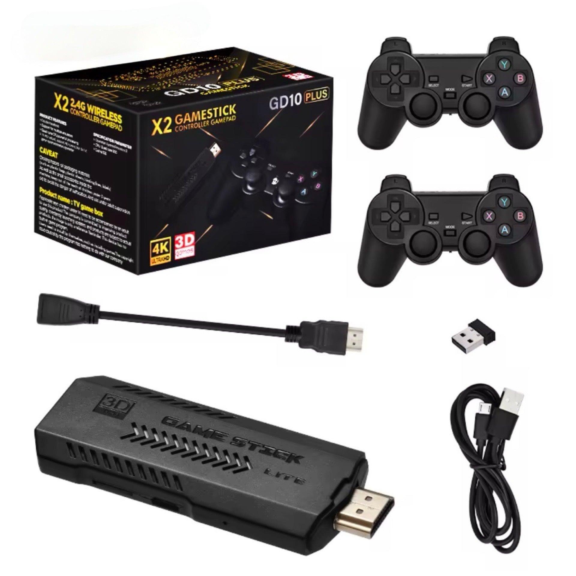 X2 Game Stick GD10 Plus – Retro Spillkonsoll, 30.000 Spill