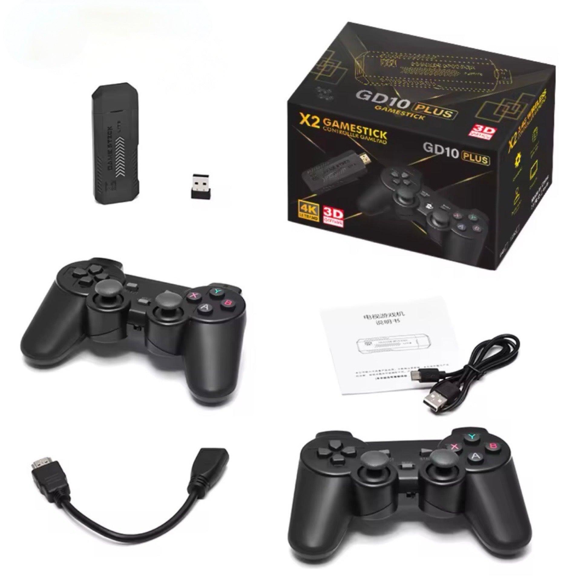 X2 Game Stick GD10 Plus – Retro Spillkonsoll, 30.000 Spill