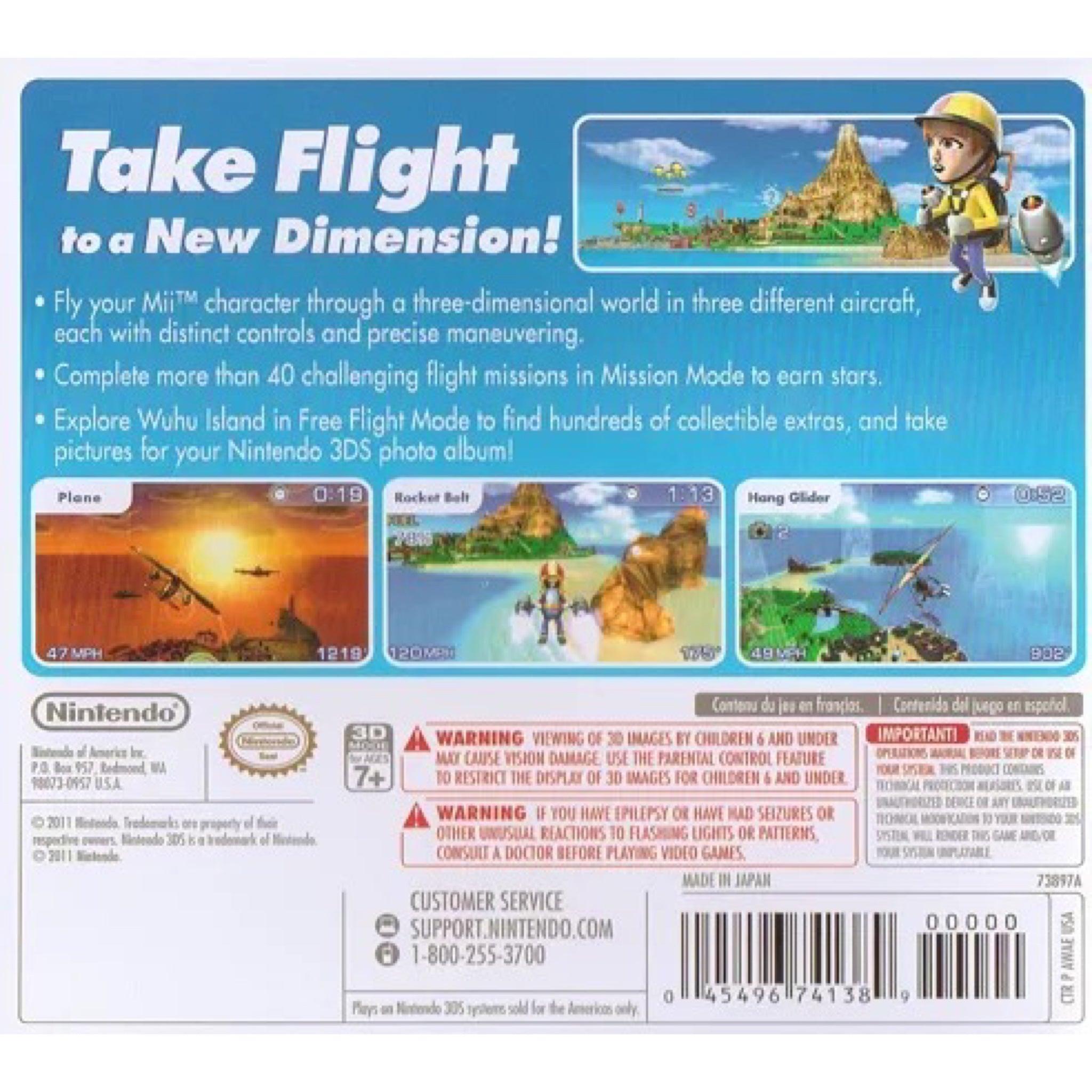 Pilotwings resort 3ds hotsell
