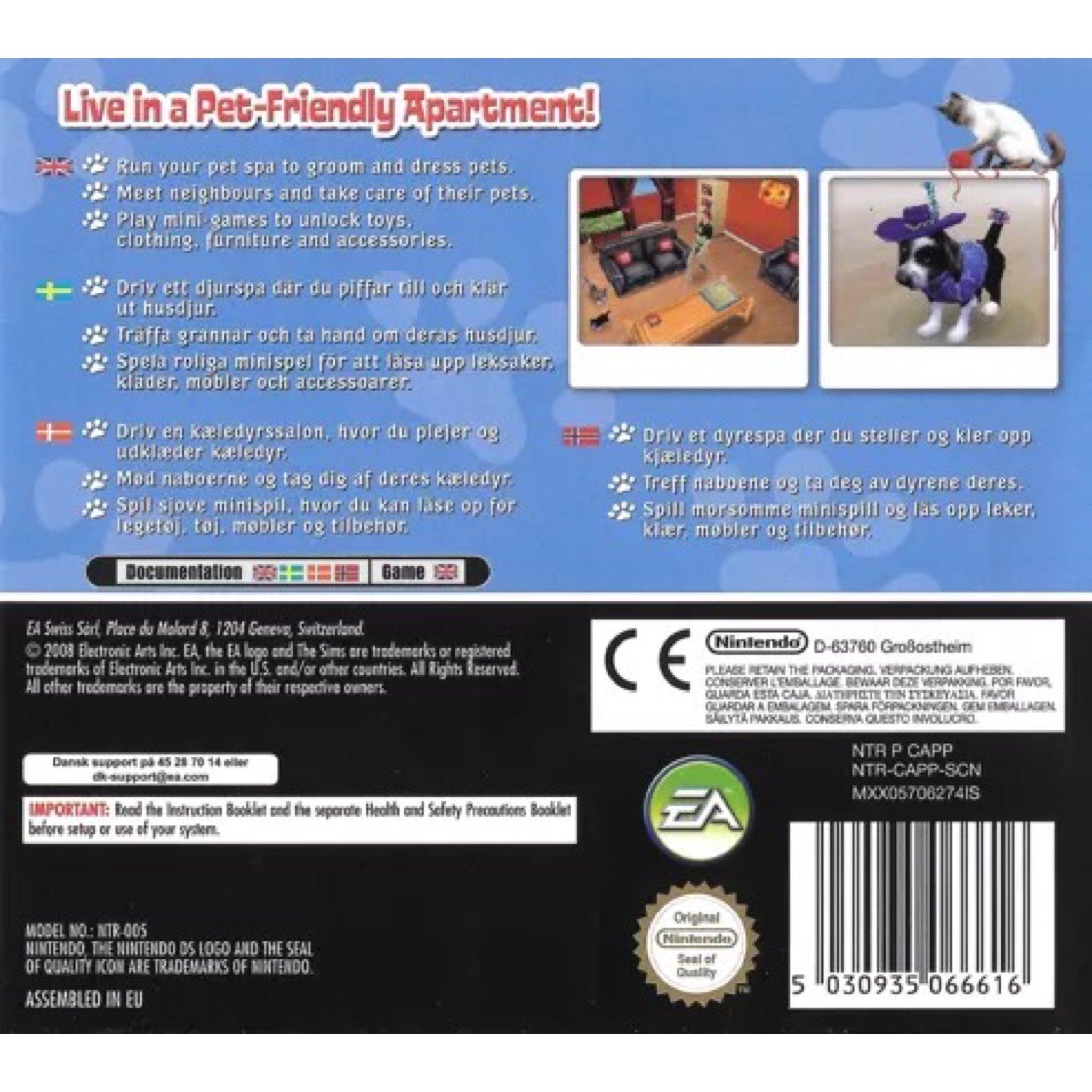 DS: The Sims 2: Apartment Pets - RetroGaming.no