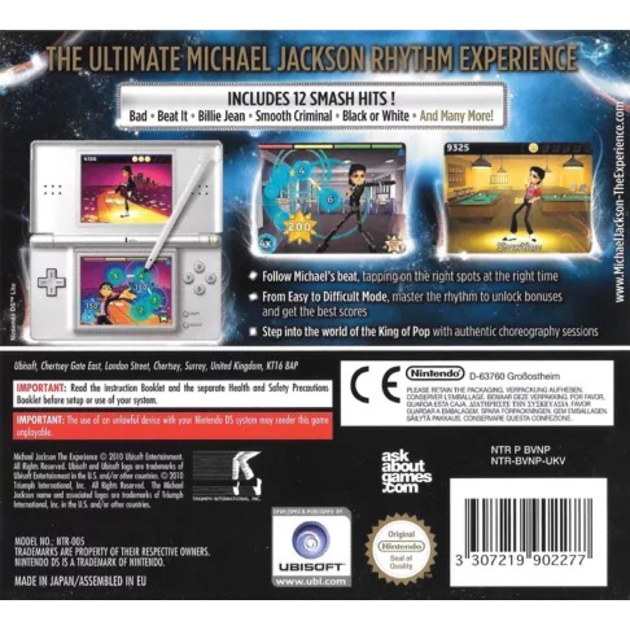 DS: Michael Jackson: The Experienc - RetroGaming.no