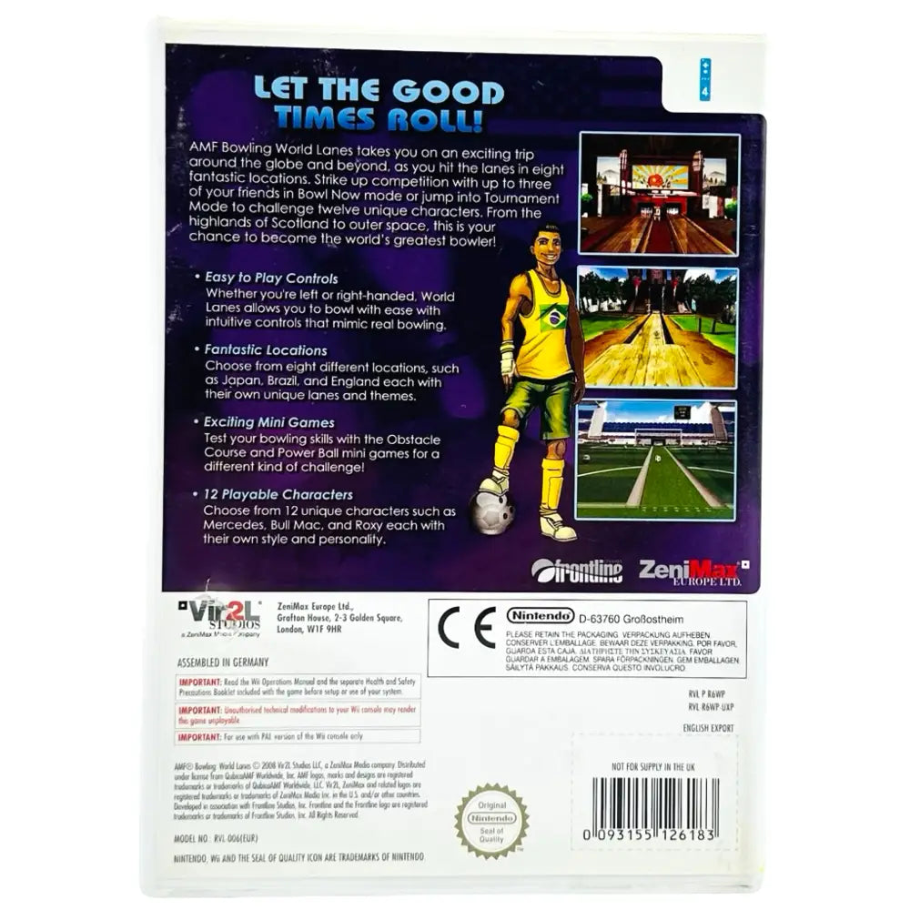 AMF Bowling Pinbusters - Nintendo Wii Spill