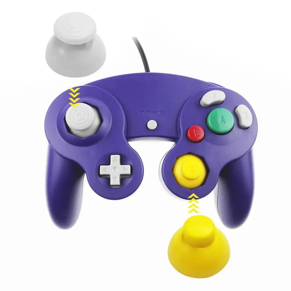 Analog Thumb Cap sett for Gamecube Kontroller - RetroGaming.no