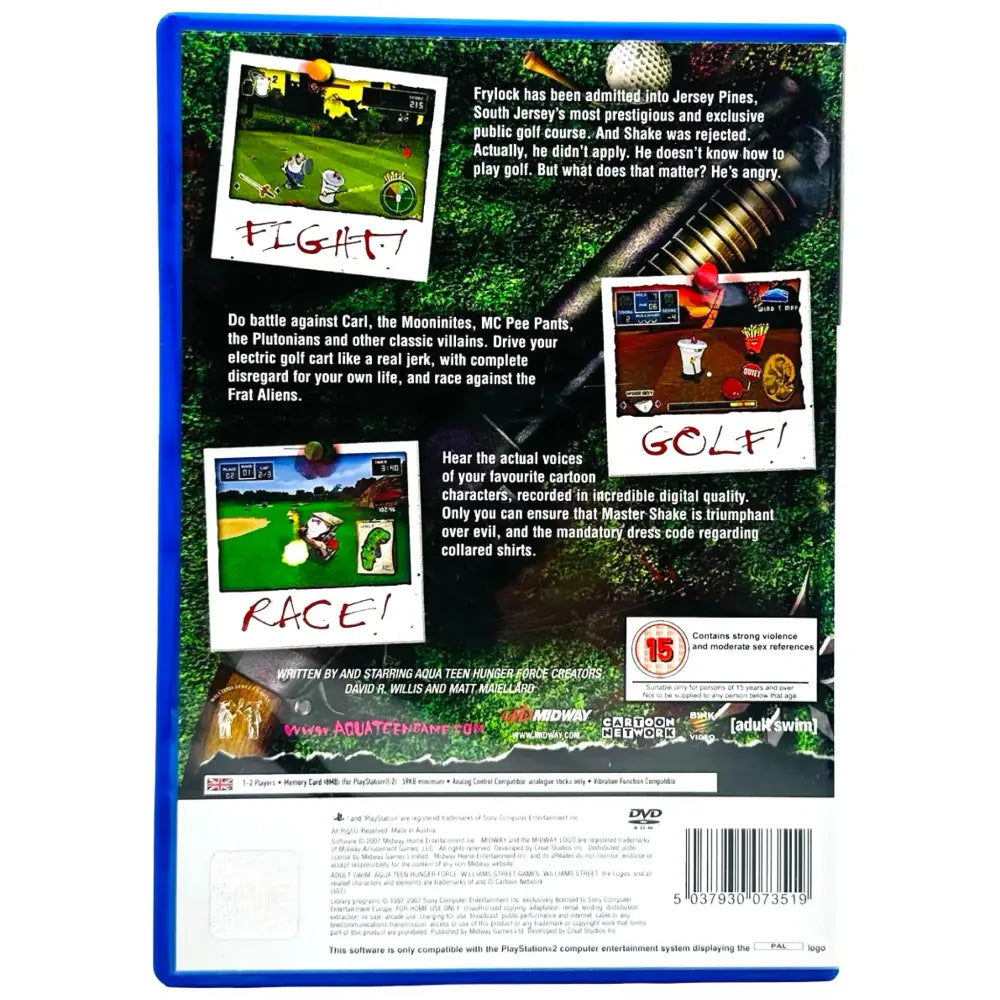 Aqua Teen Hunger Force Zombie Ninja Pro-Am - PlayStation 2 (PS2) Spill - Spill