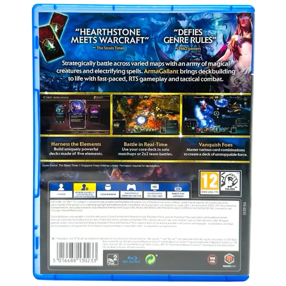 Arma Gallant: Decks Of Destiny - PlayStation 4 (PS4) Spill - Spill