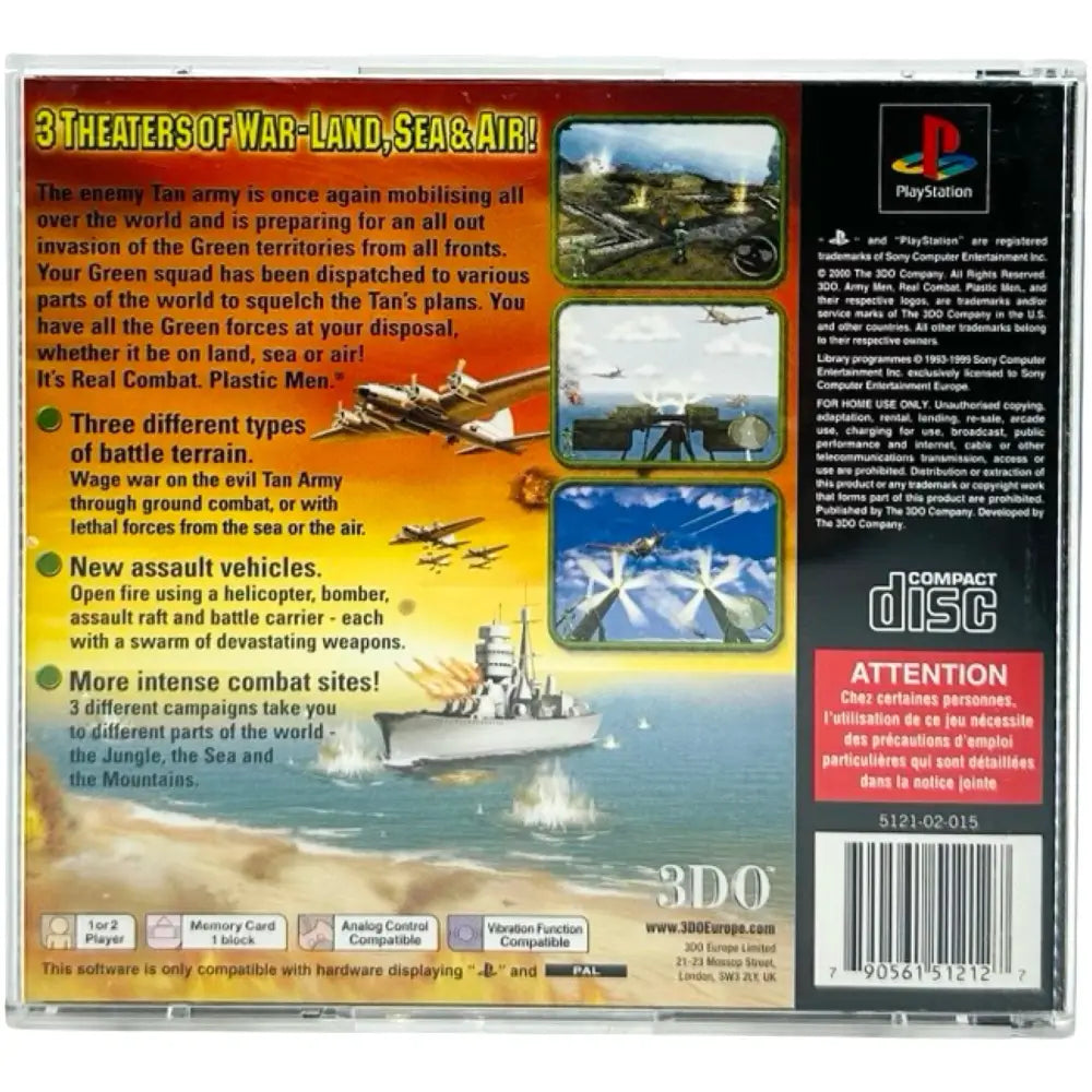 Army Men Land Sea Air - PlayStation 1 (PS1) Spill - Spill