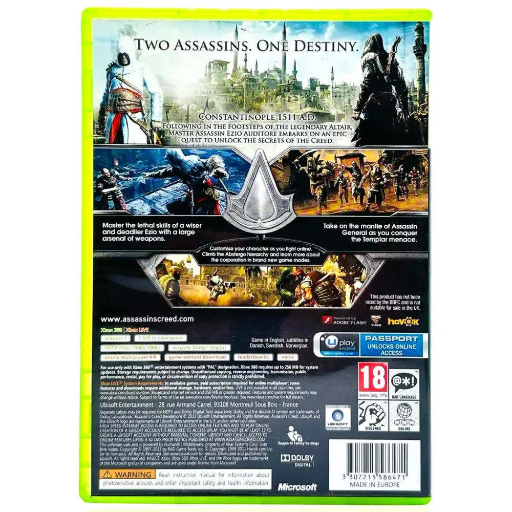 Assassin’s Creed: Revelations - Xbox 360 Spill