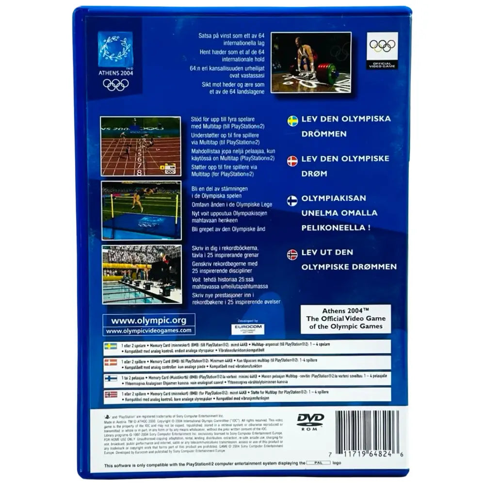 Athens 2004 - PlayStation 2 (PS2) Spill